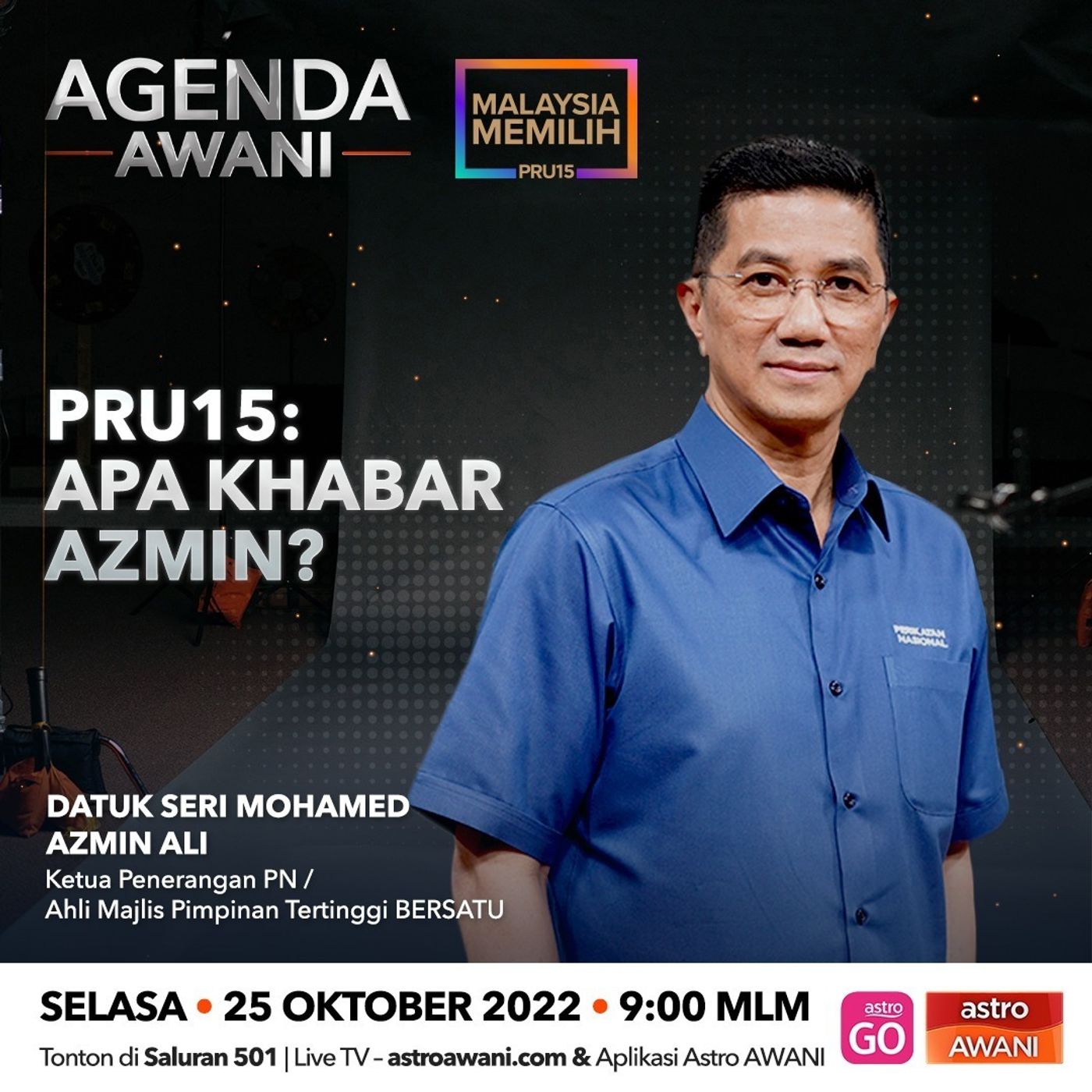 Agenda AWANI: PRU15: Apa khabar Azmin? episode artwork