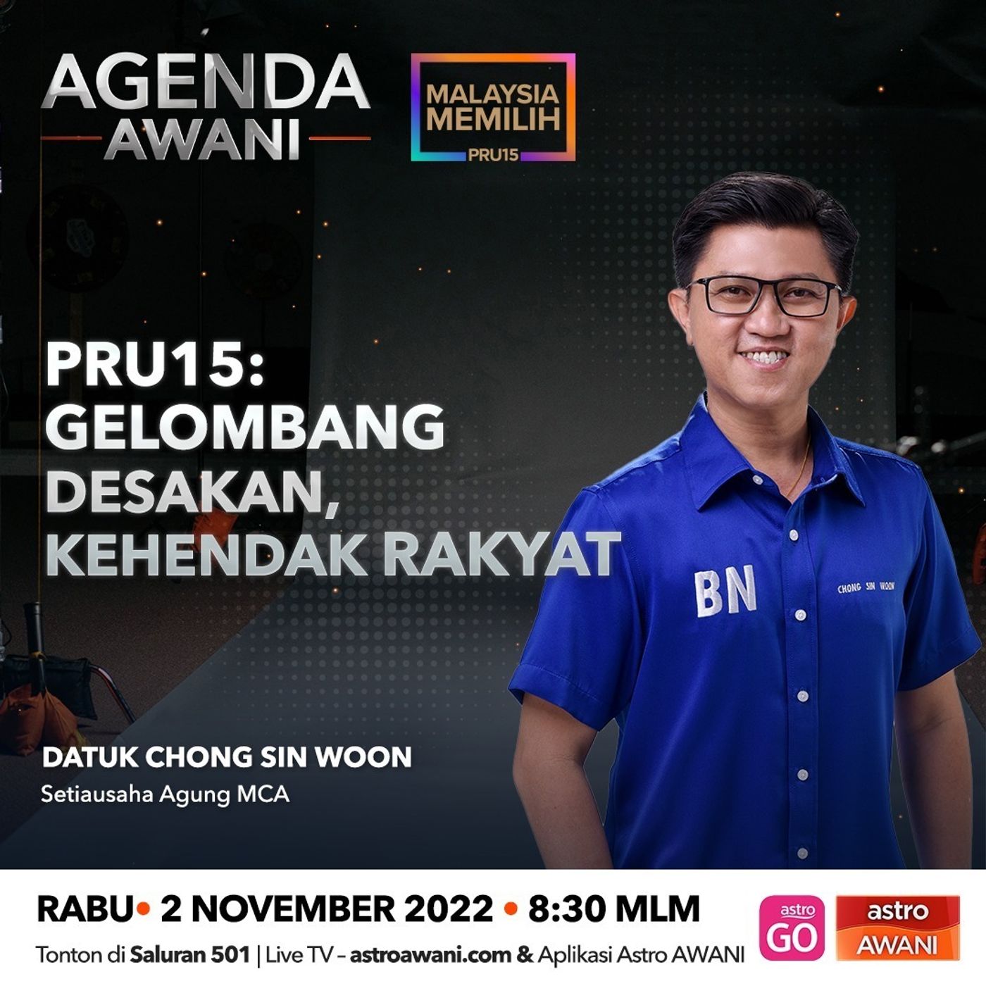 Agenda AWANI: PRU15: Gelombang desak, kehendak rakyat episode artwork