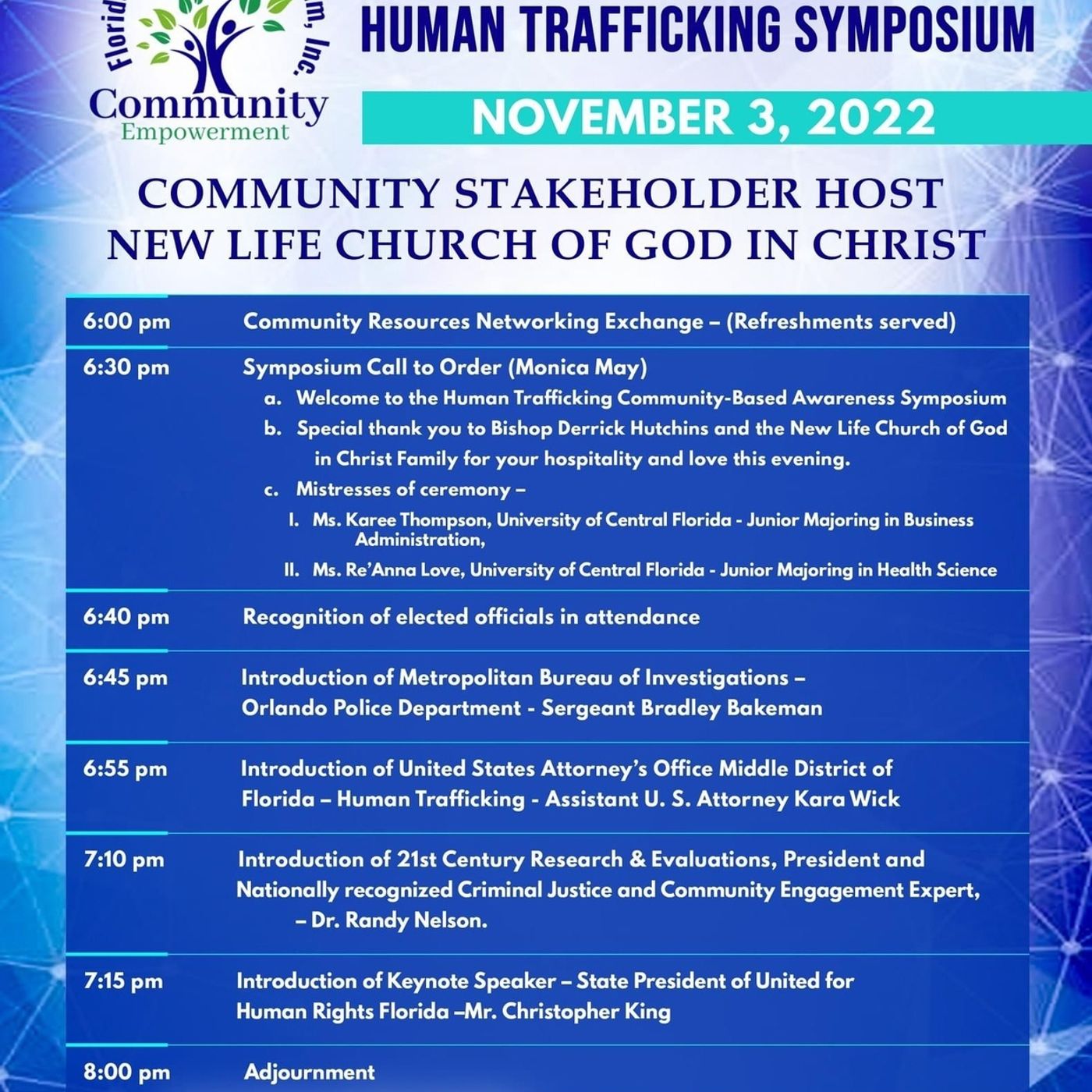 Rod Love: Human Trafficking Symposium at New Life COGIC episode artwork