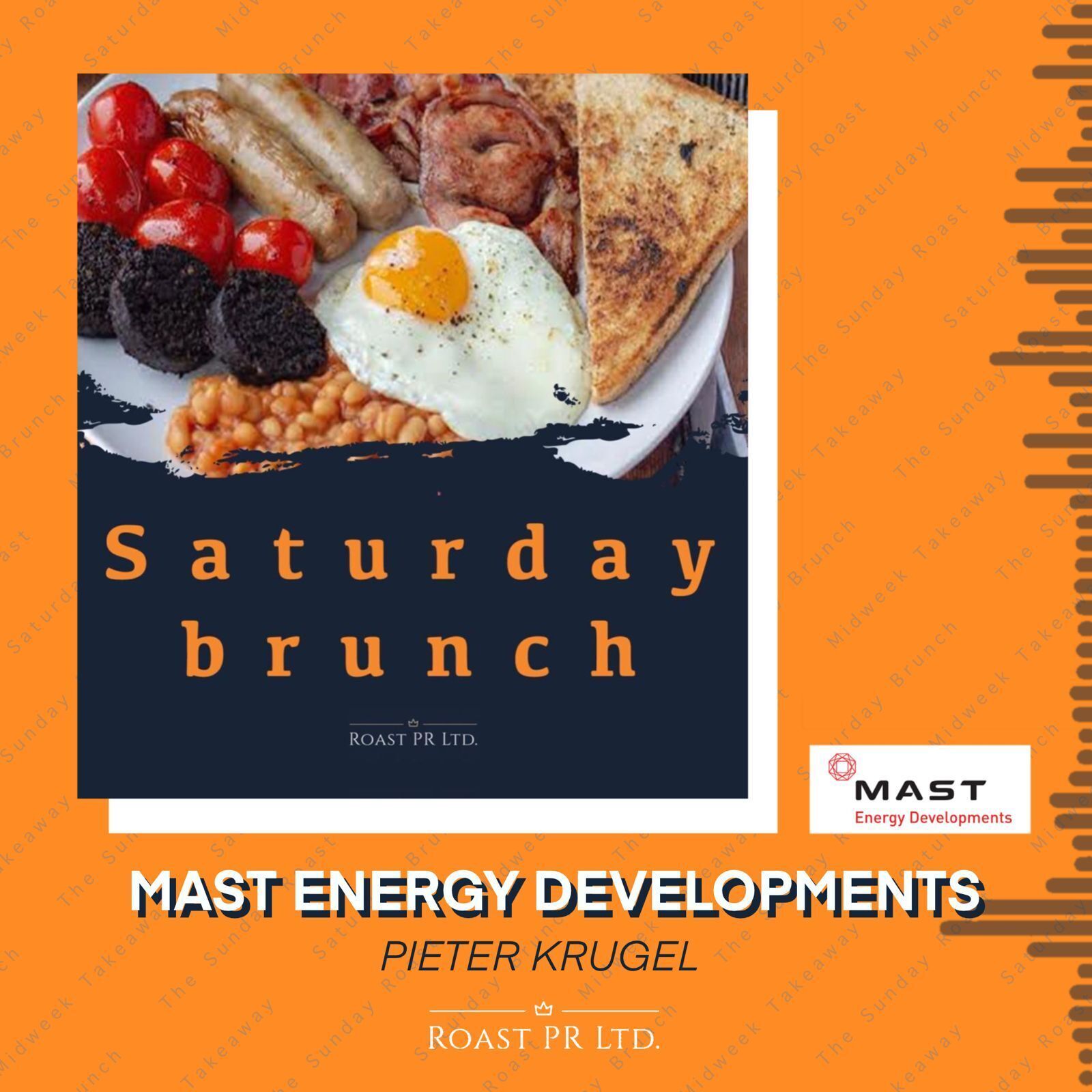 S4 Ep117: Saturday Brunch featuring Pieter Krugel, CEO of Mast Energy Developments (LSE:MAST) episode artwork