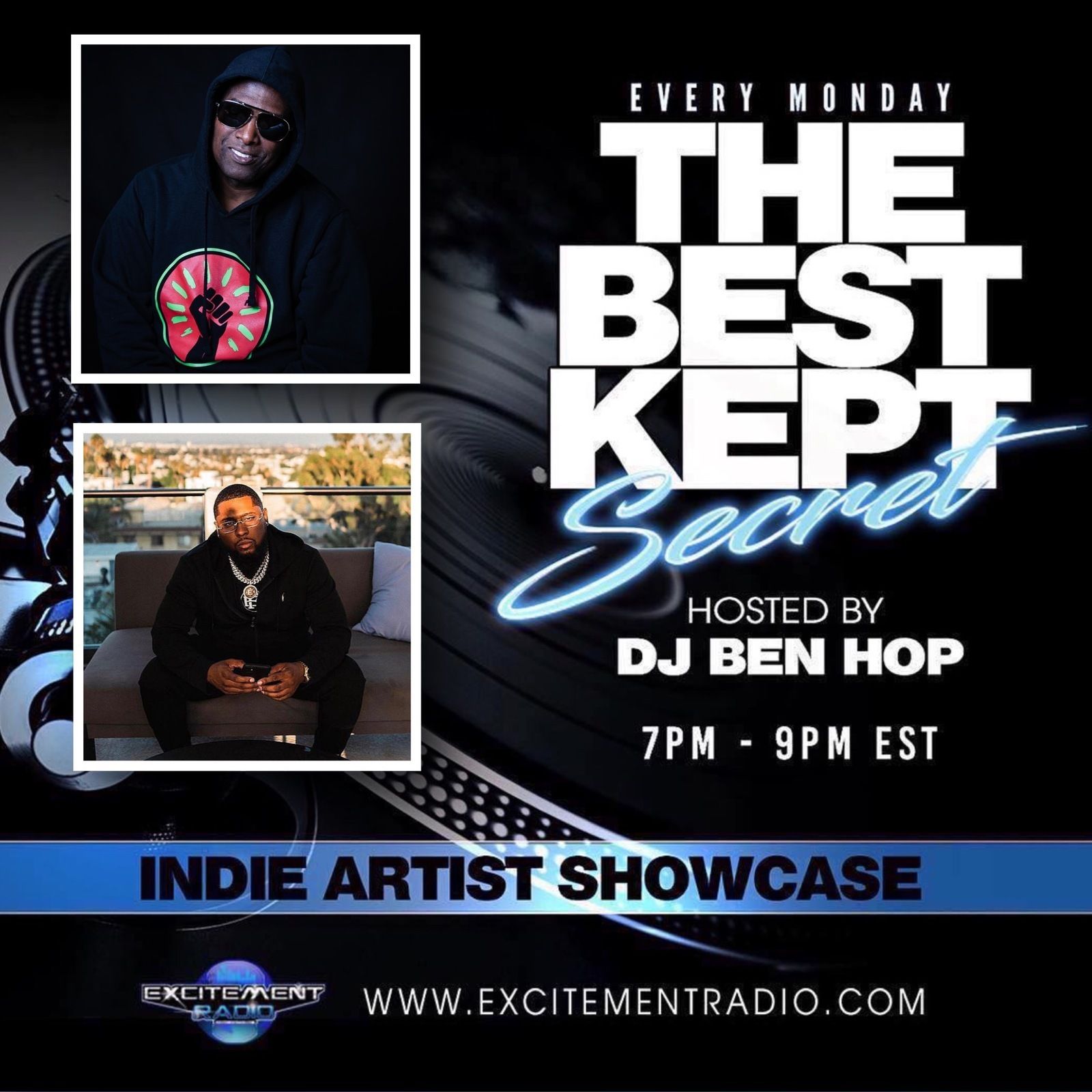 DJ Ben Hop "Best Kept Secret" Guest Christopher the Grey & Richie Evans