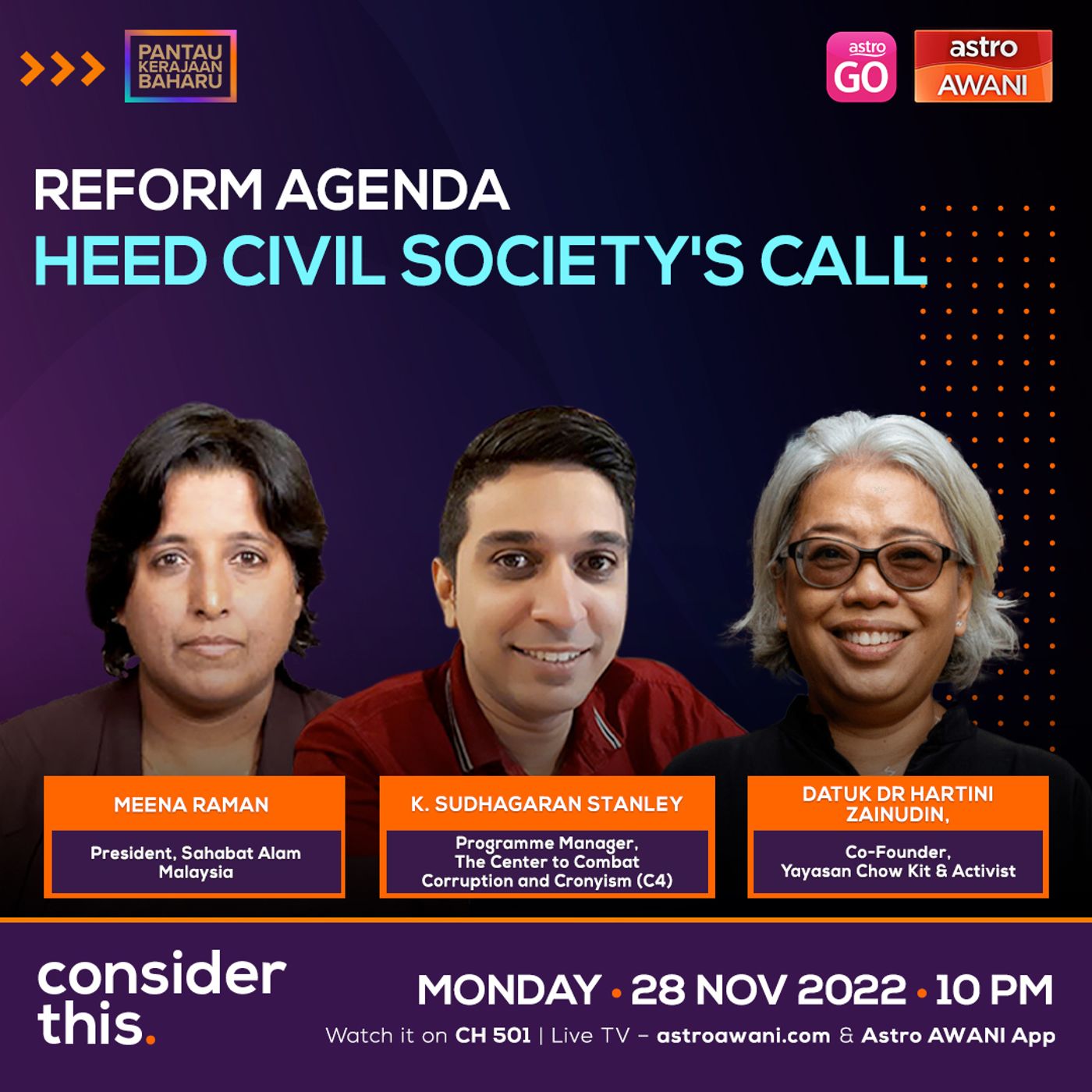 Consider This: Reform Agenda | Heed Civil Society's Call episode artwork