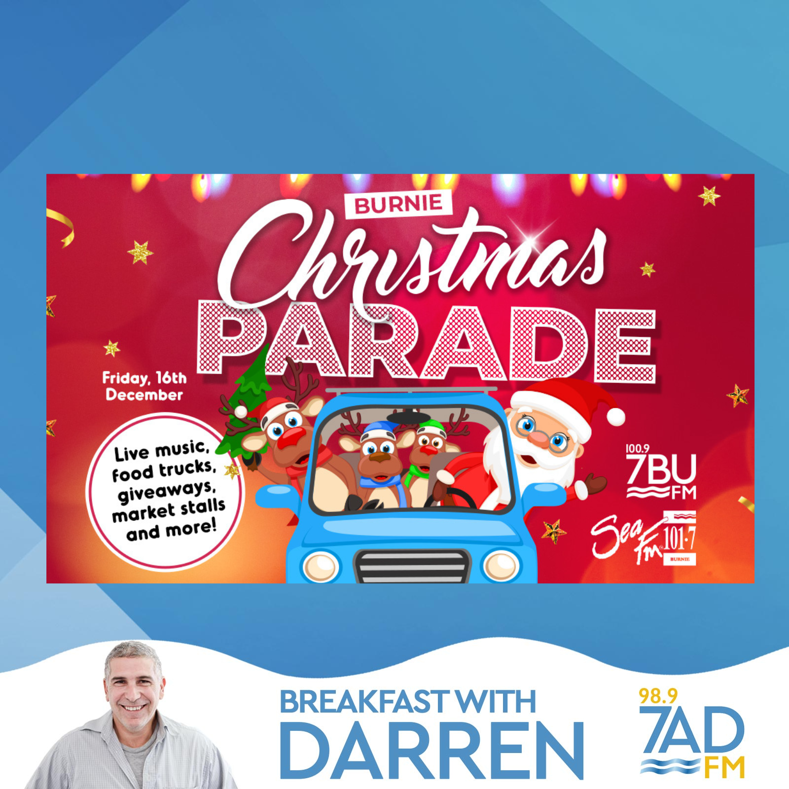 Burnie Christmas Parade. Kayden. Dec 15. episode artwork