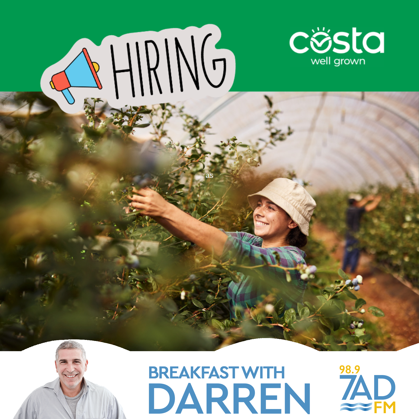 Costa Berries hiring episode artwork