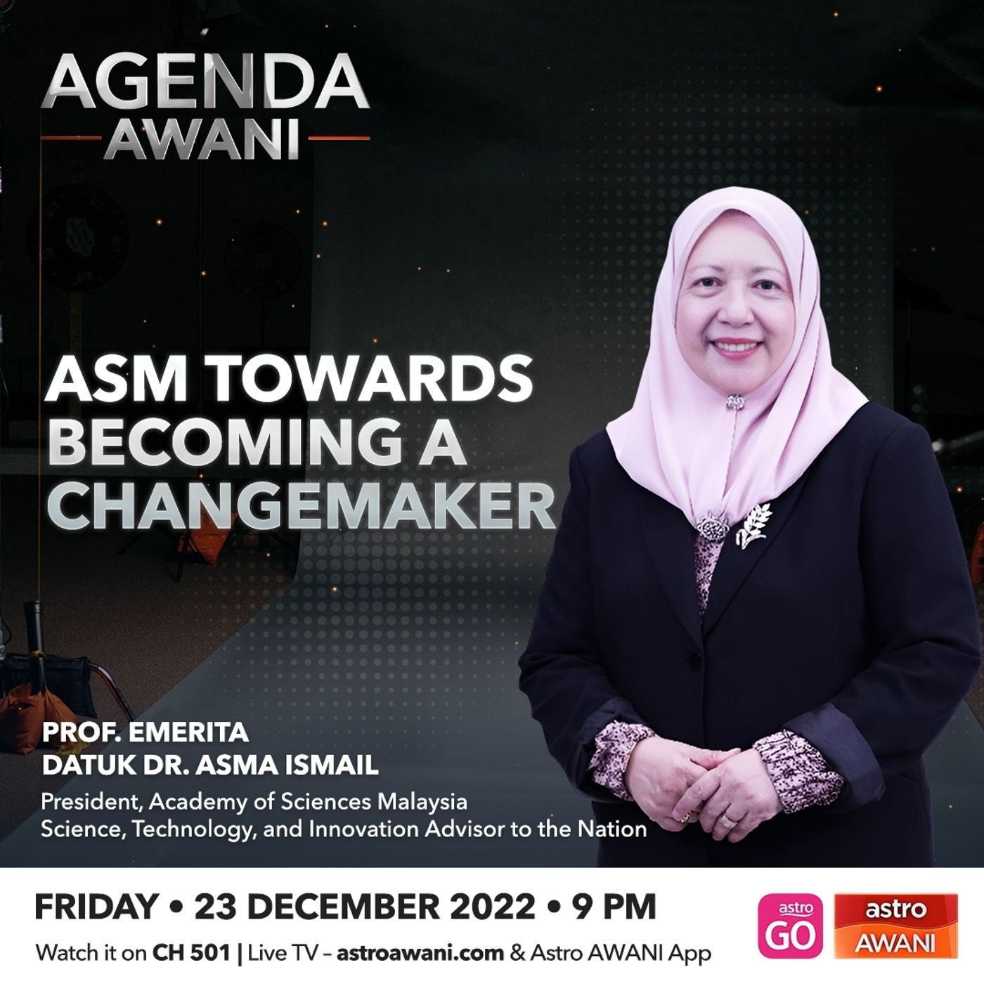 Agenda AWANI: ASM towards becoming a changemaker episode artwork