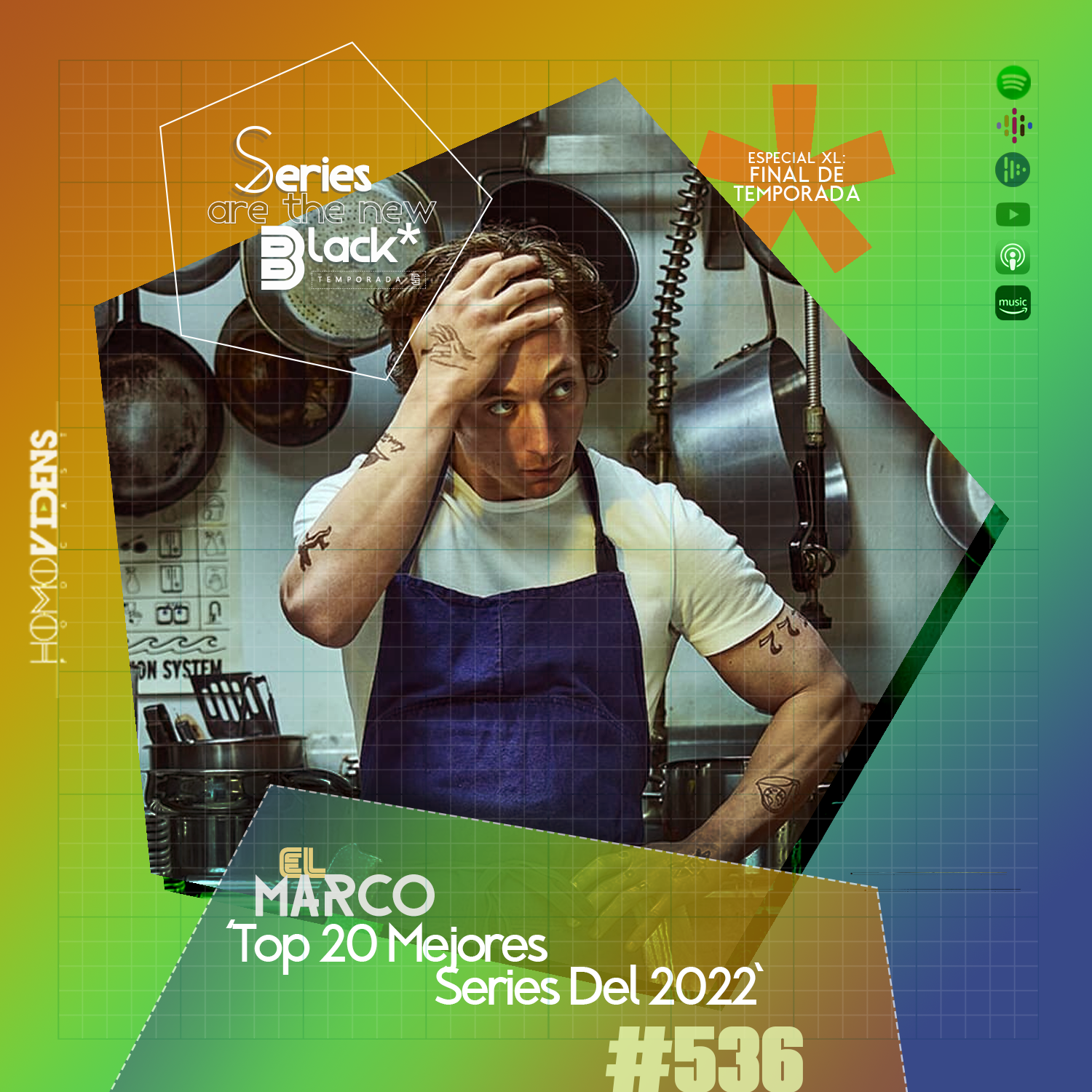 S5 Ep36: Series Are The New Black #536: 'El Marco: Top 20 Mejores Series Del 2022' (Especial XL Final De Temporada) episode artwork