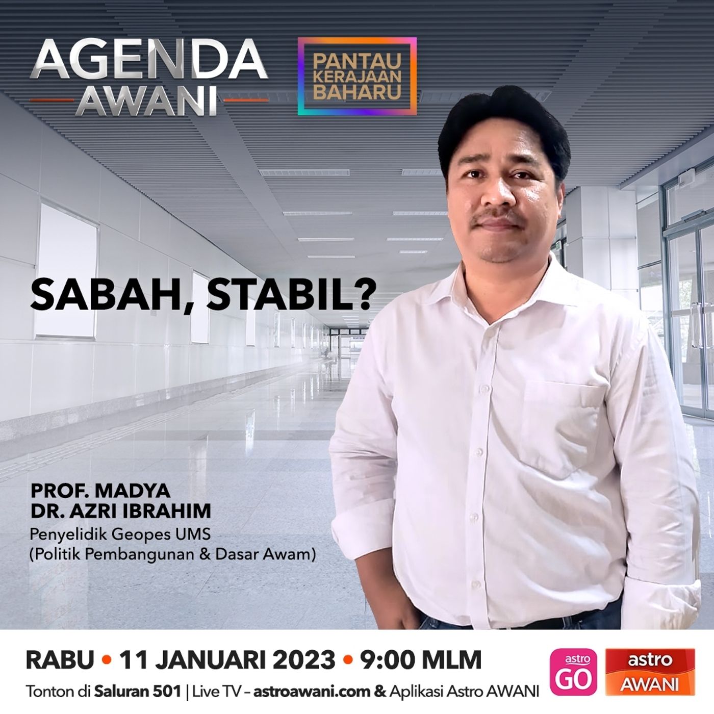 Agenda AWANI: Sabah, Stabil? episode artwork