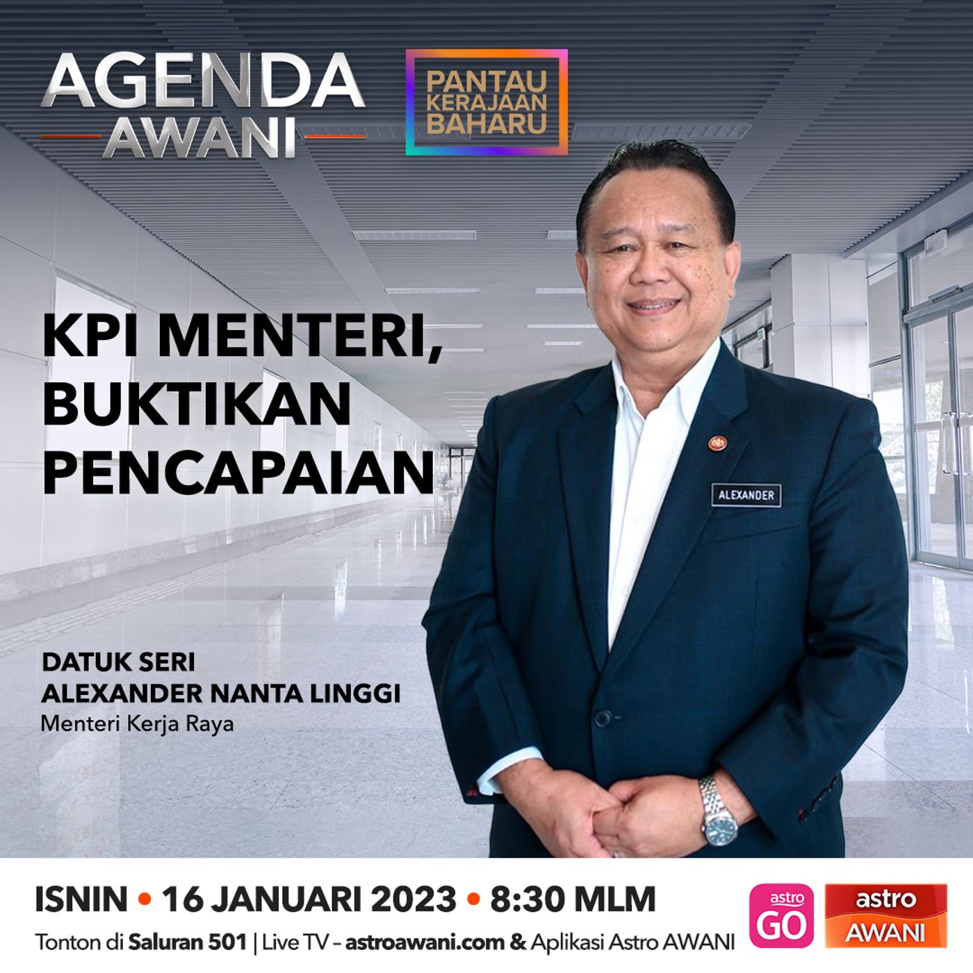 Agenda AWANI: KPI Menteri, buktikan pencapaian episode artwork