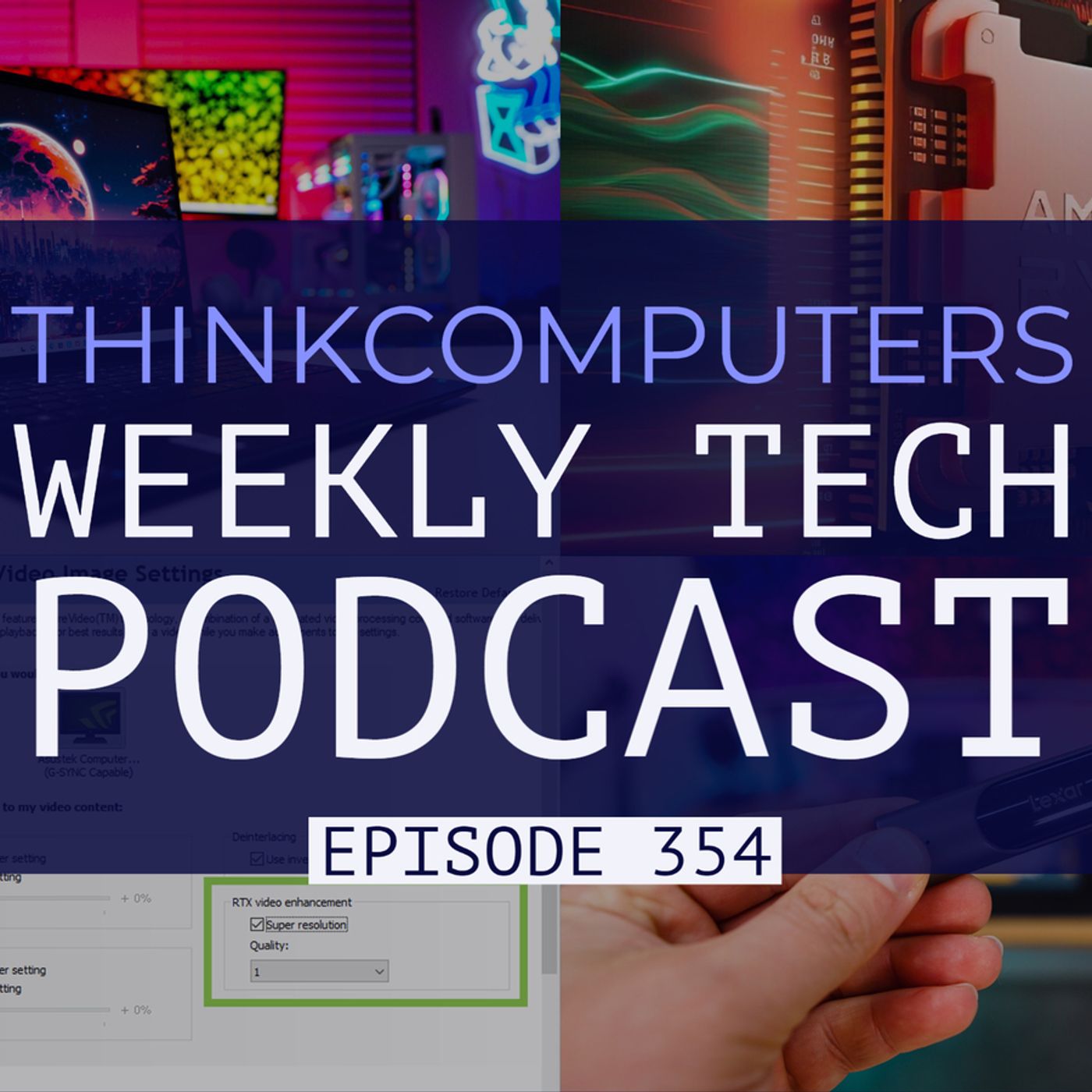 ThinkComputers Podcast #354 - Lenovo Slim 7i Carbon, Ryzen 9 7950X3D Performance & More! episode artwork