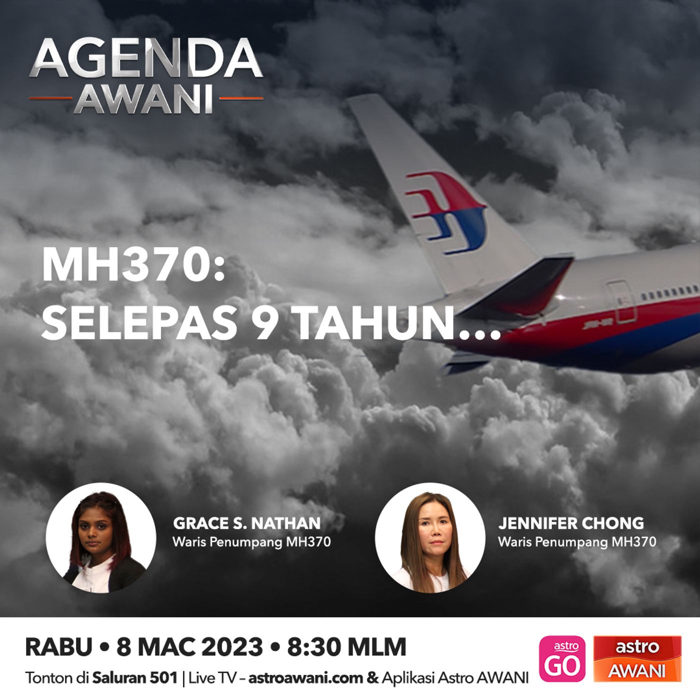 Agenda AWANI: MH370 | Selepas 9 tahun... episode artwork