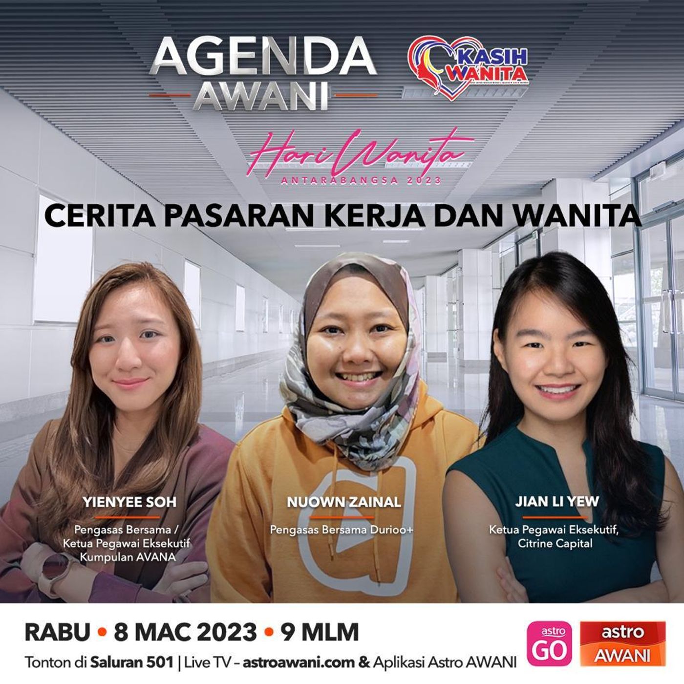 Agenda AWANI: Cerita pasaran kerja dan wanita episode artwork
