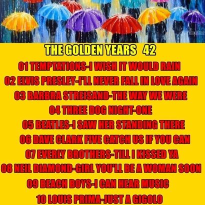 MUSIC OF ALL TYPES / THE GOLDEN YEARS 43 TEMPTATIONS-I WISH IT WOULD RAIN
