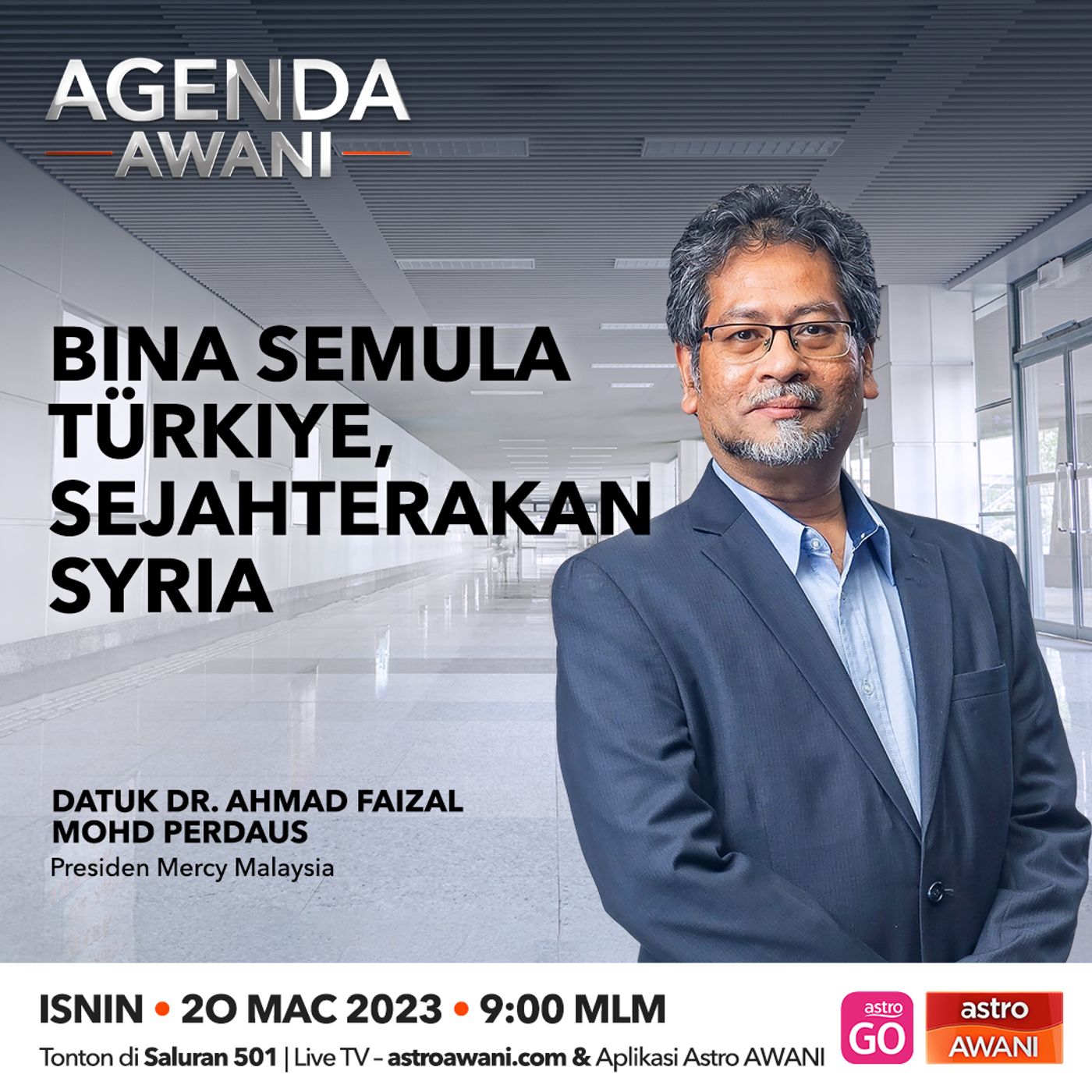 Agenda AWANI: Bina semula Turkiye, sejahterakan Syria episode artwork