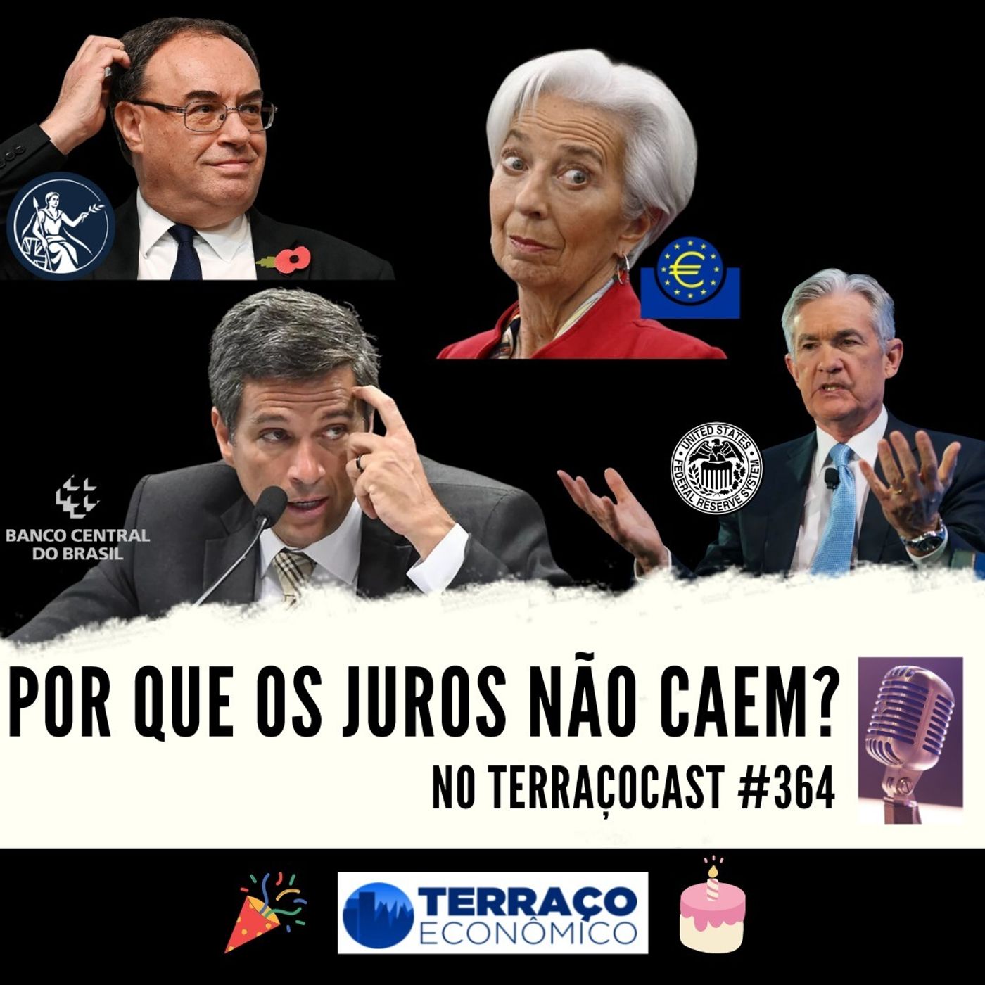 POR QUE OS JUROS NÃO CAEM? no TerraçoCast #364 episode artwork