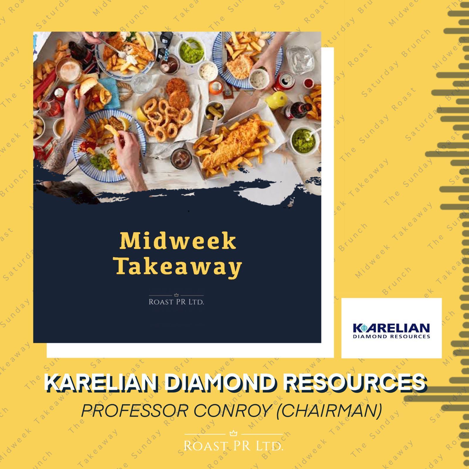 S5 Ep41: Midweek Takeaway featuring Professor Richard Conroy, Chairman of Karelian Diamond Resources (AIM:KDR) episode artwork