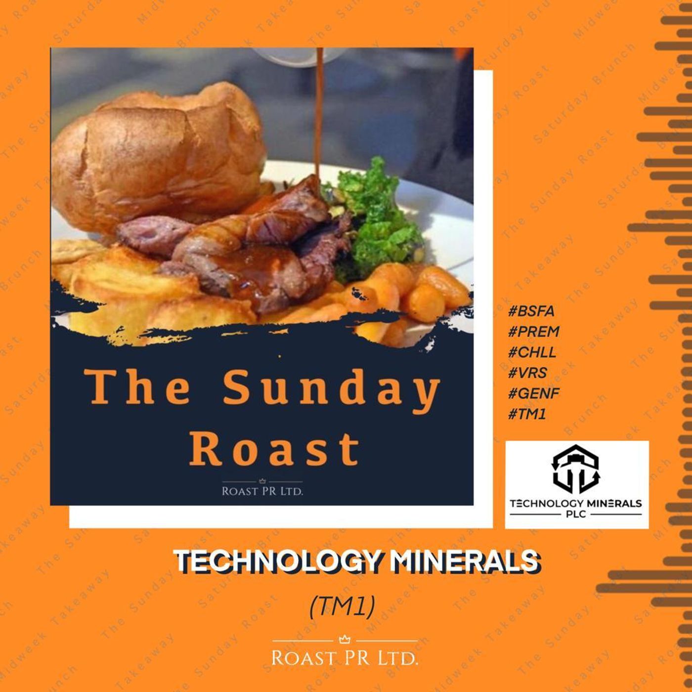 S5 Ep42: Sunday Roast featuring Technology Minerals (LSE:TM1) #TM1 #GENF #VRS #CHLL #PREM #CEL #CIZ #BSFA episode artwork