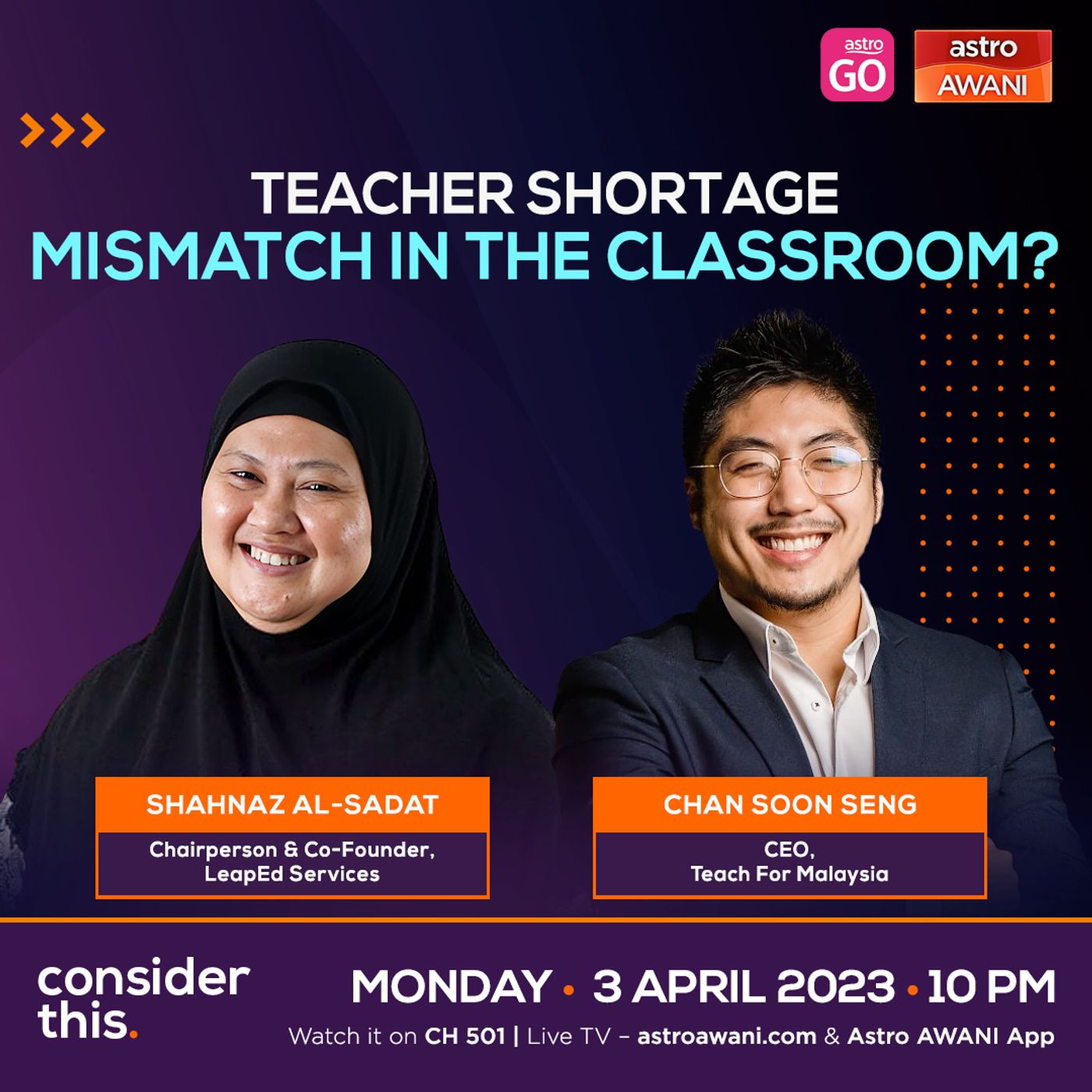 #ConsiderThis - Teacher Shortage: Mismatch in the Classroom? | 3 April 2023 episode artwork