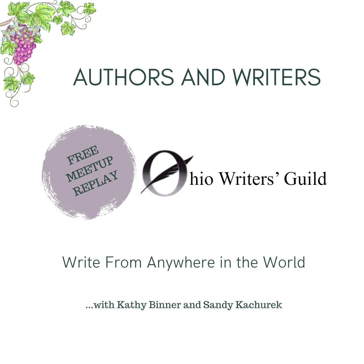 S2 Ep237: April 11, 2023, Ohio Writers' Guild | Interview with Sandy Kachurek episode artwork