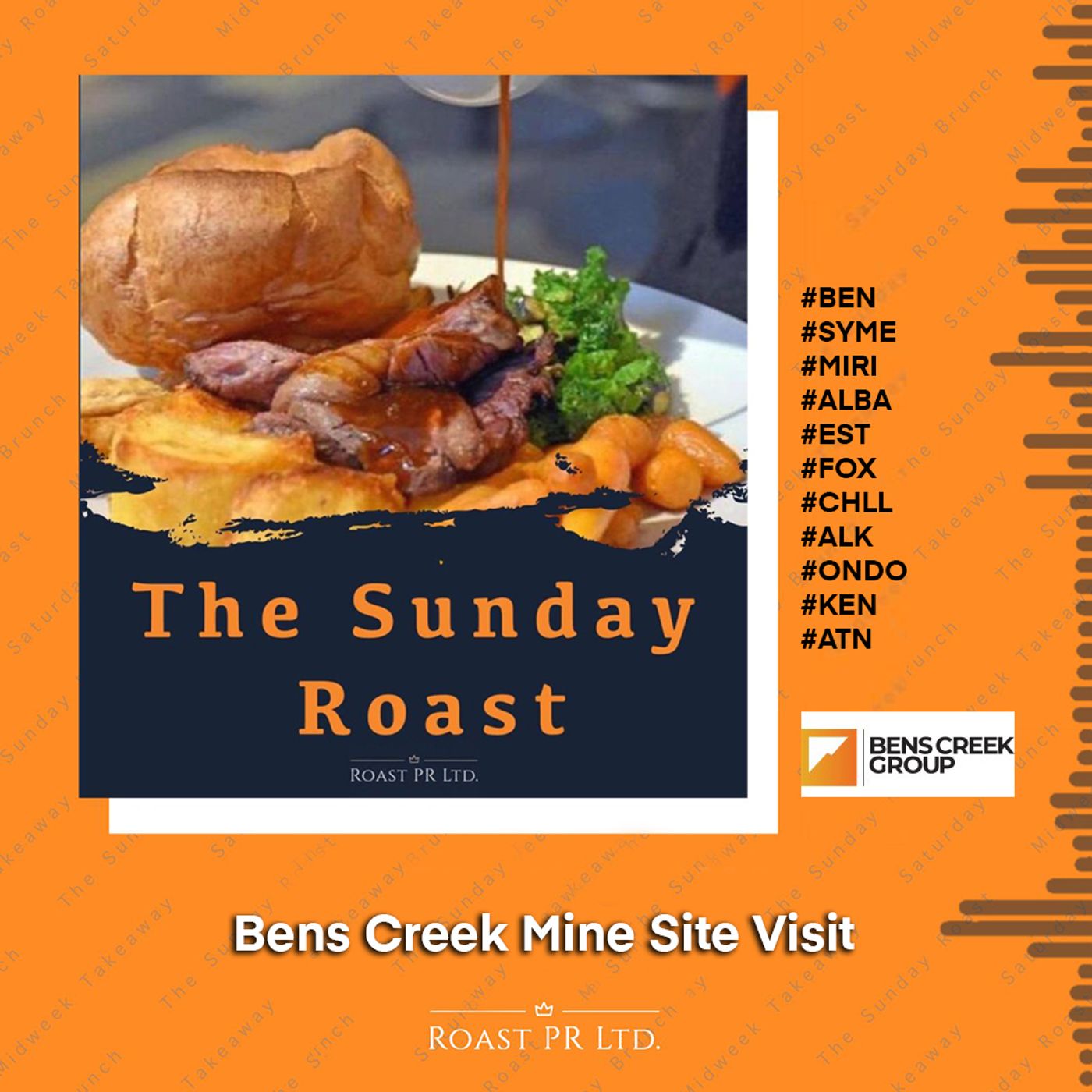 S5 Ep51: Sunday Roast -  Bens Creek Mine Site Visit #BEN #SYME #MIRI #ALBA #EST #FOX #CHLL #ALK #ATN #ONDO #KEN episode artwork