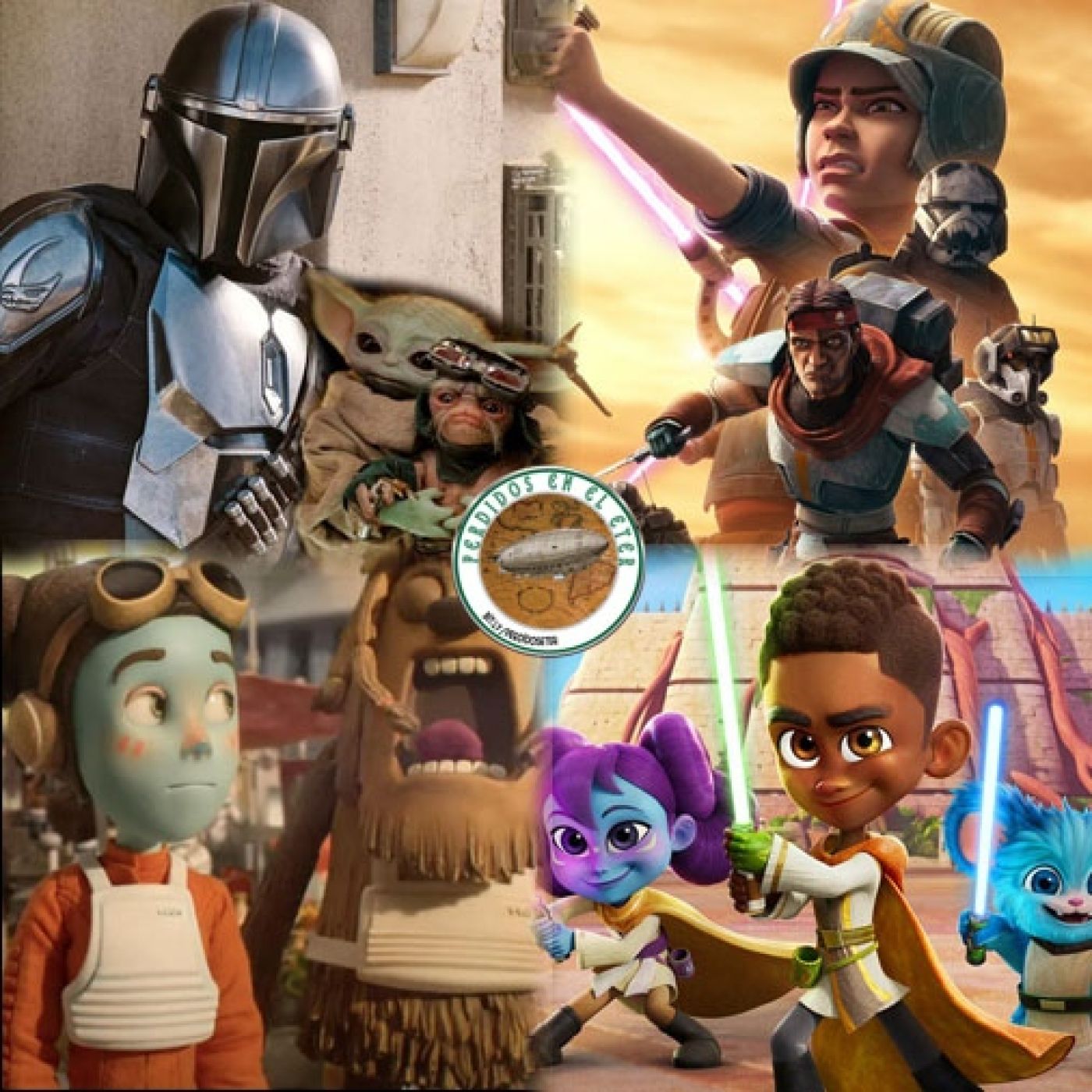 S21 Ep530: Perdidos En El Éter #530 - Star Wars: The Mandalorian (T3), The Bad Batch (T2), Visions (V2), Young Jedi Adventures (T1) episode artwork