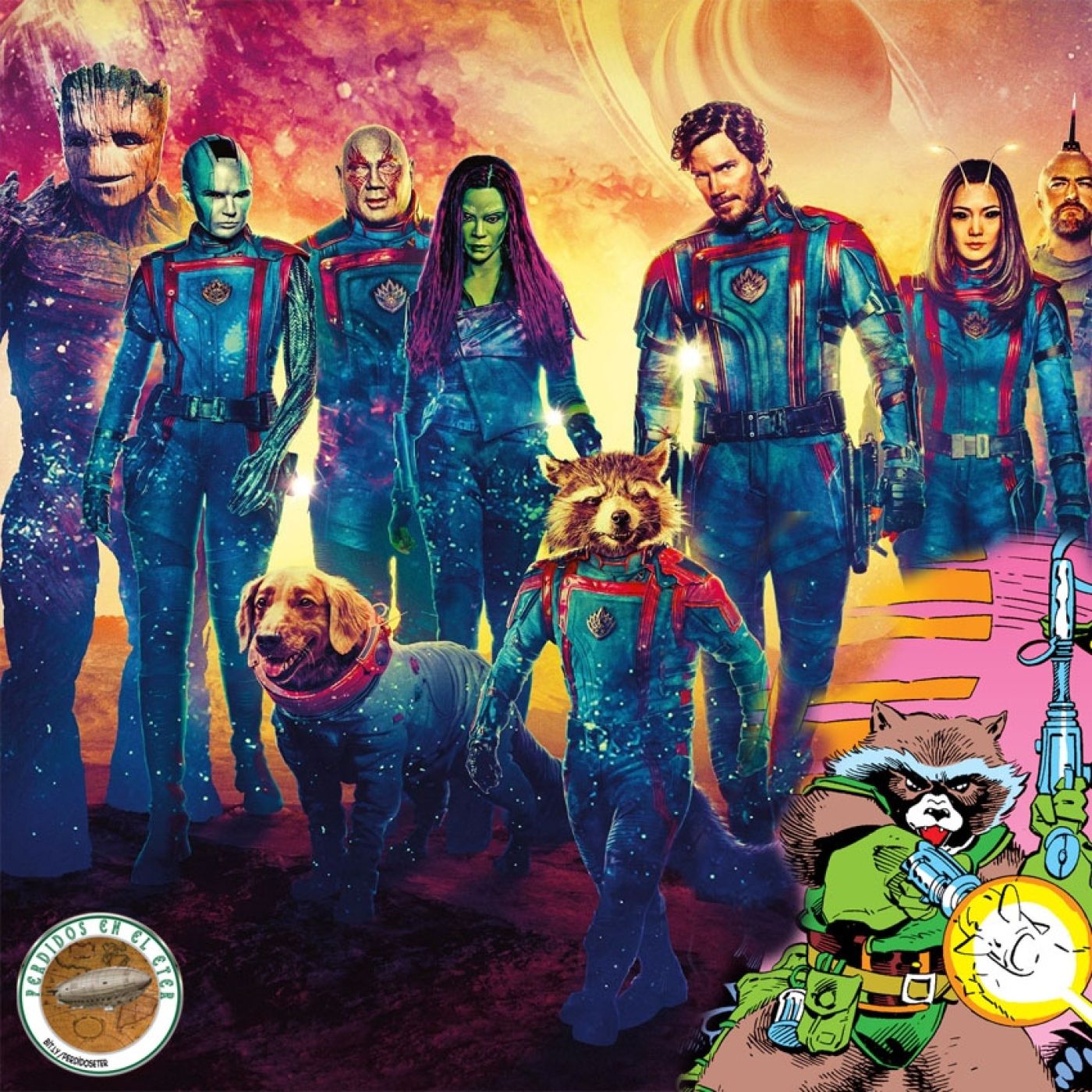 S21 Ep531: Perdidos En El Éter #531 - Guardians Of The Galaxy Vol. 3 + Rocket Raccoon (comics) episode artwork