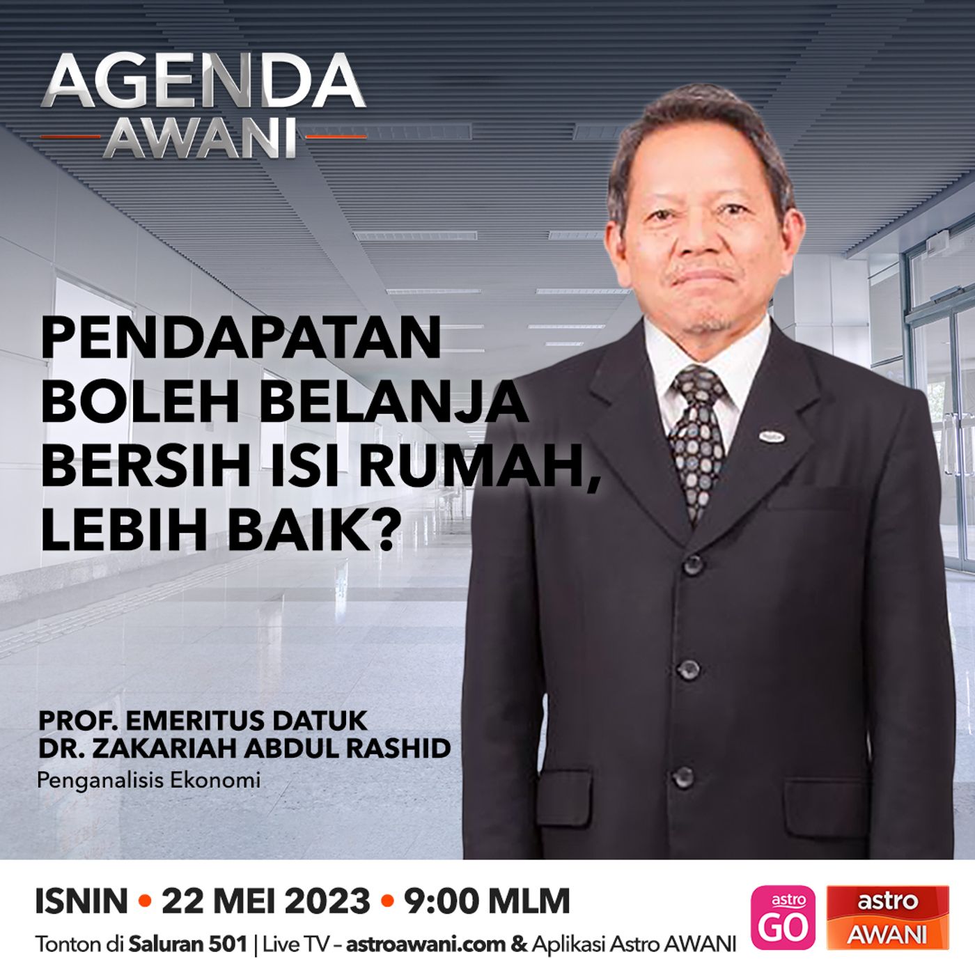 Agenda AWANI: Pendapatan boleh belanja bersih isi rumah, lebih baik? episode artwork