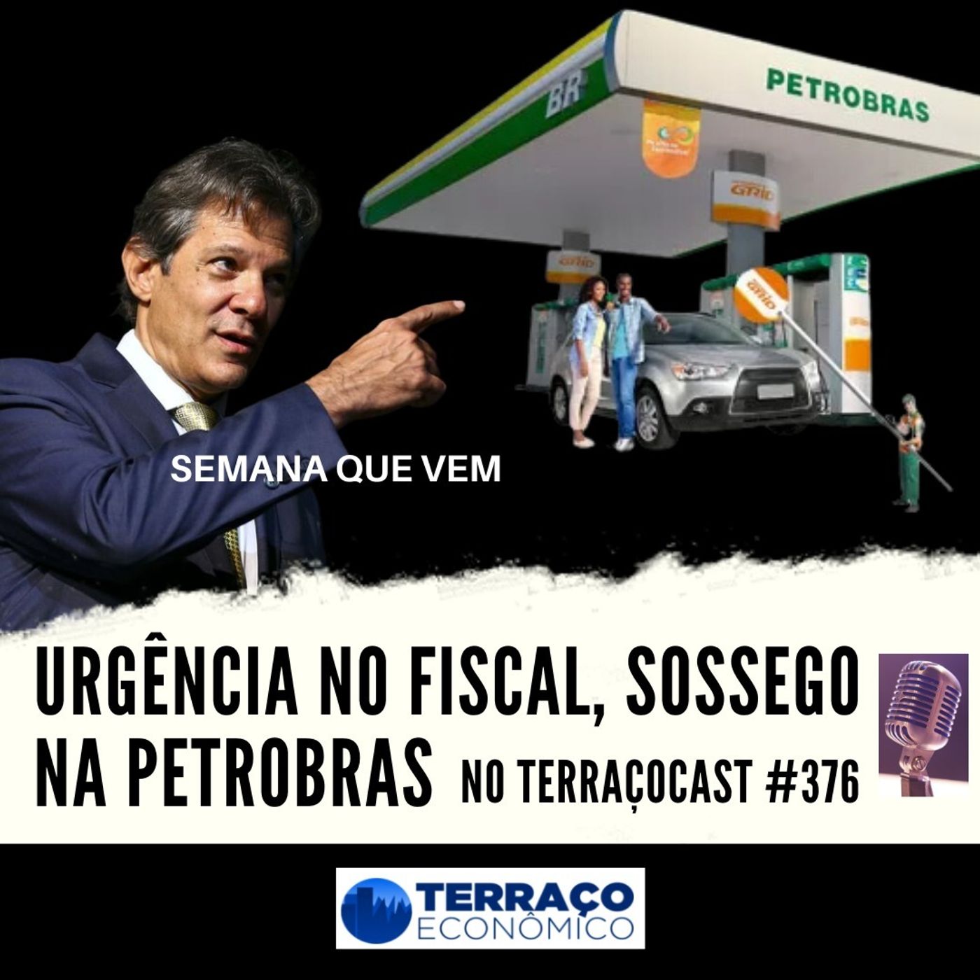 URGÊNCIA NO FISCAL, SOSSEGO NA PETROBRAS no TerraçoCast #376 episode artwork