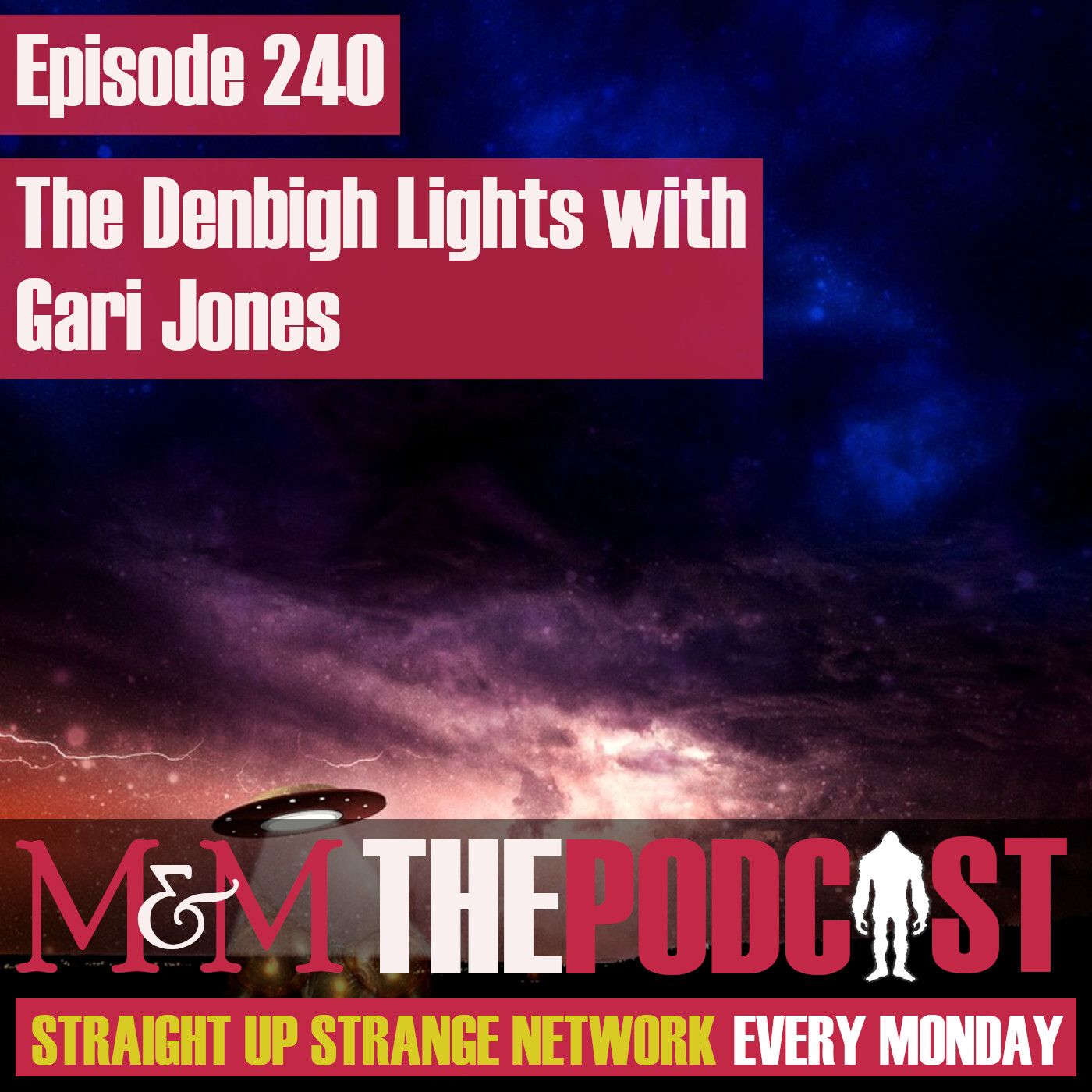 Mysteries and Monsters: Episode 240 The Denbigh Lights with Gari Jones