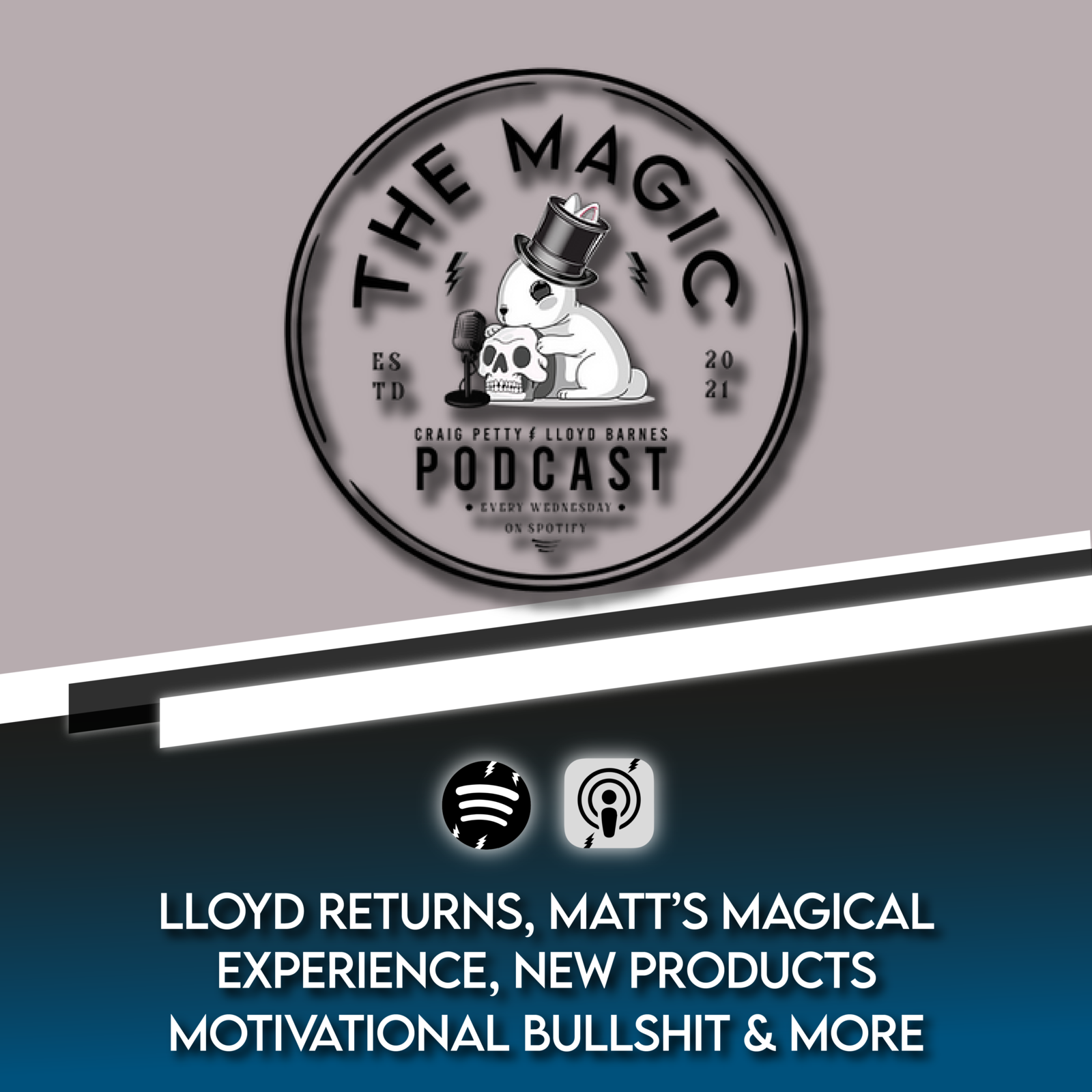 LLOYD RETURNS, MATT’S MAGICAL EXPERIENCE, NEW PRODUCTS, MOTIVATIONAL BULLSHIT & MORE | The Magic Podcast Episode #76