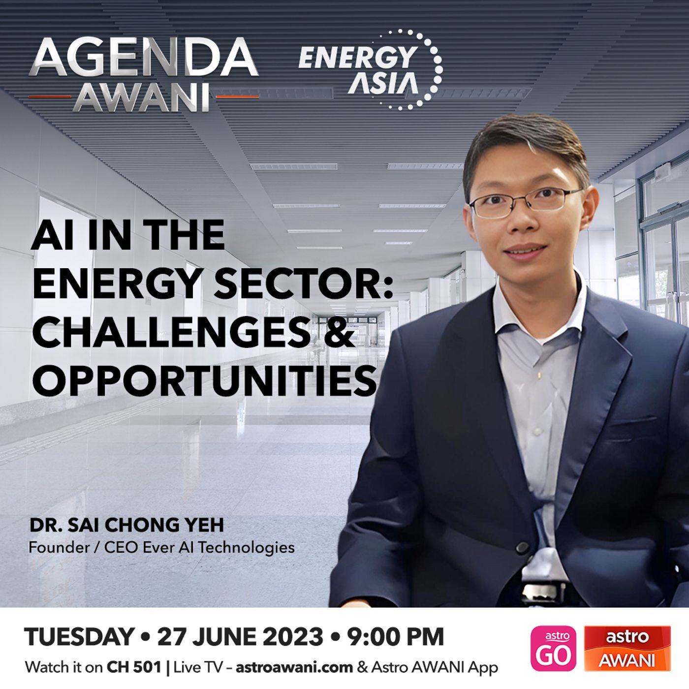 Agenda AWANI: AI in the energy sector: Challenges & Opportunities episode artwork