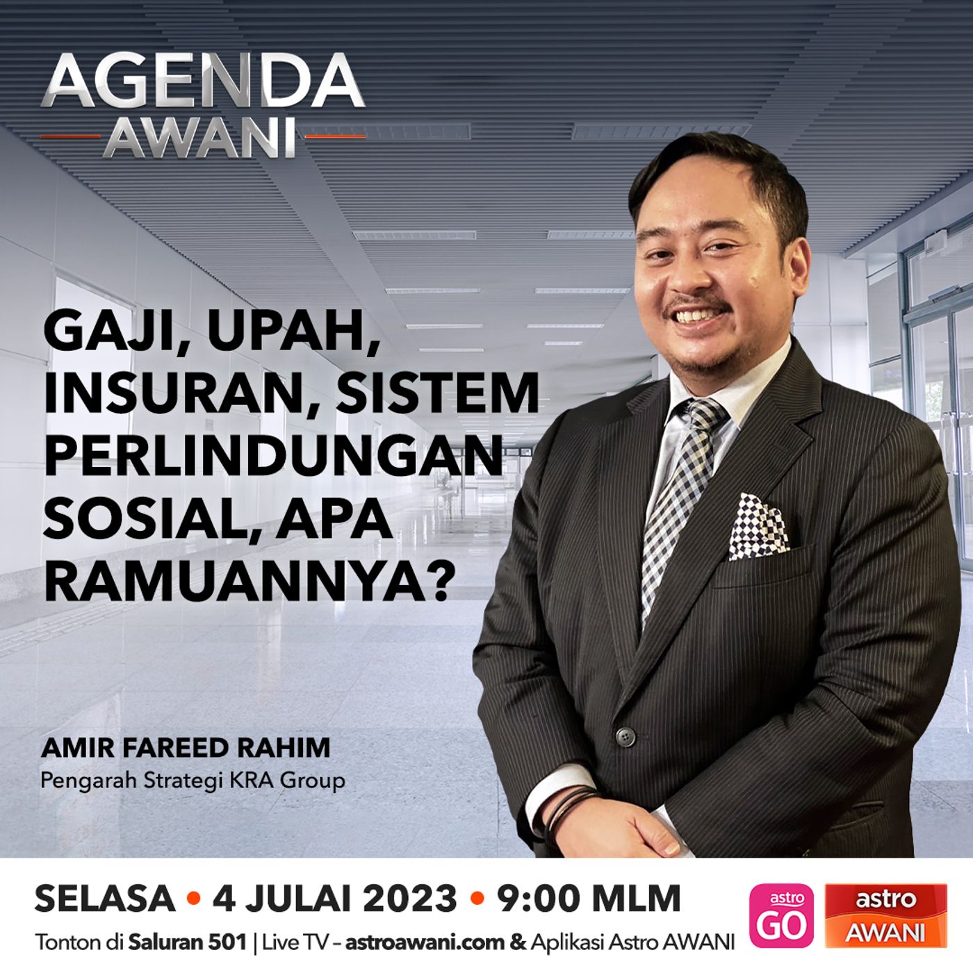 Agenda AWANI: Gaji, upah, insuran, sistem perlindungan sosial, apa ramuannya? episode artwork