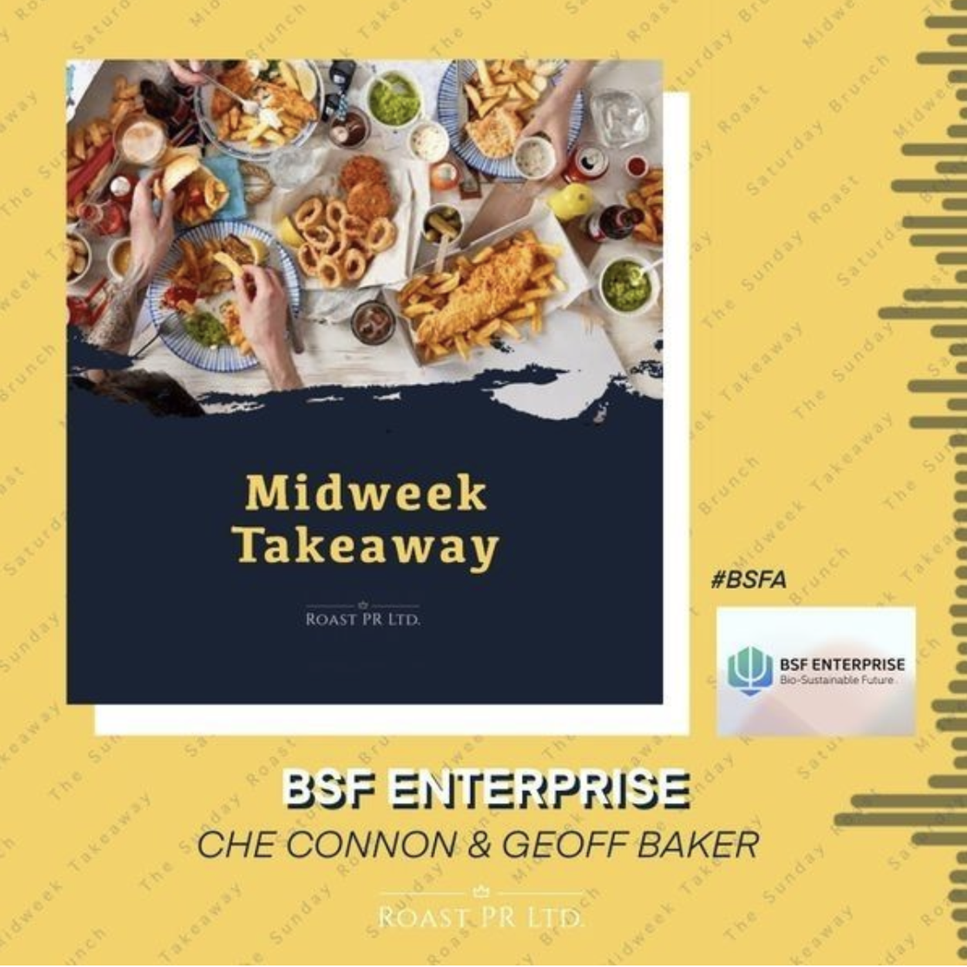 S5 Ep71: Midweek Takeaway with Che Connon, CEO of 3D Bio-tissues and Geoff Baker, Director of BSF Enterprises (LSE:BSFA) episode artwork