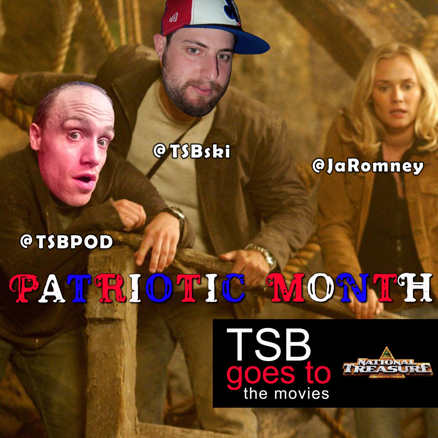 TSBGTTM Patriotic Month - National Treasure episode artwork