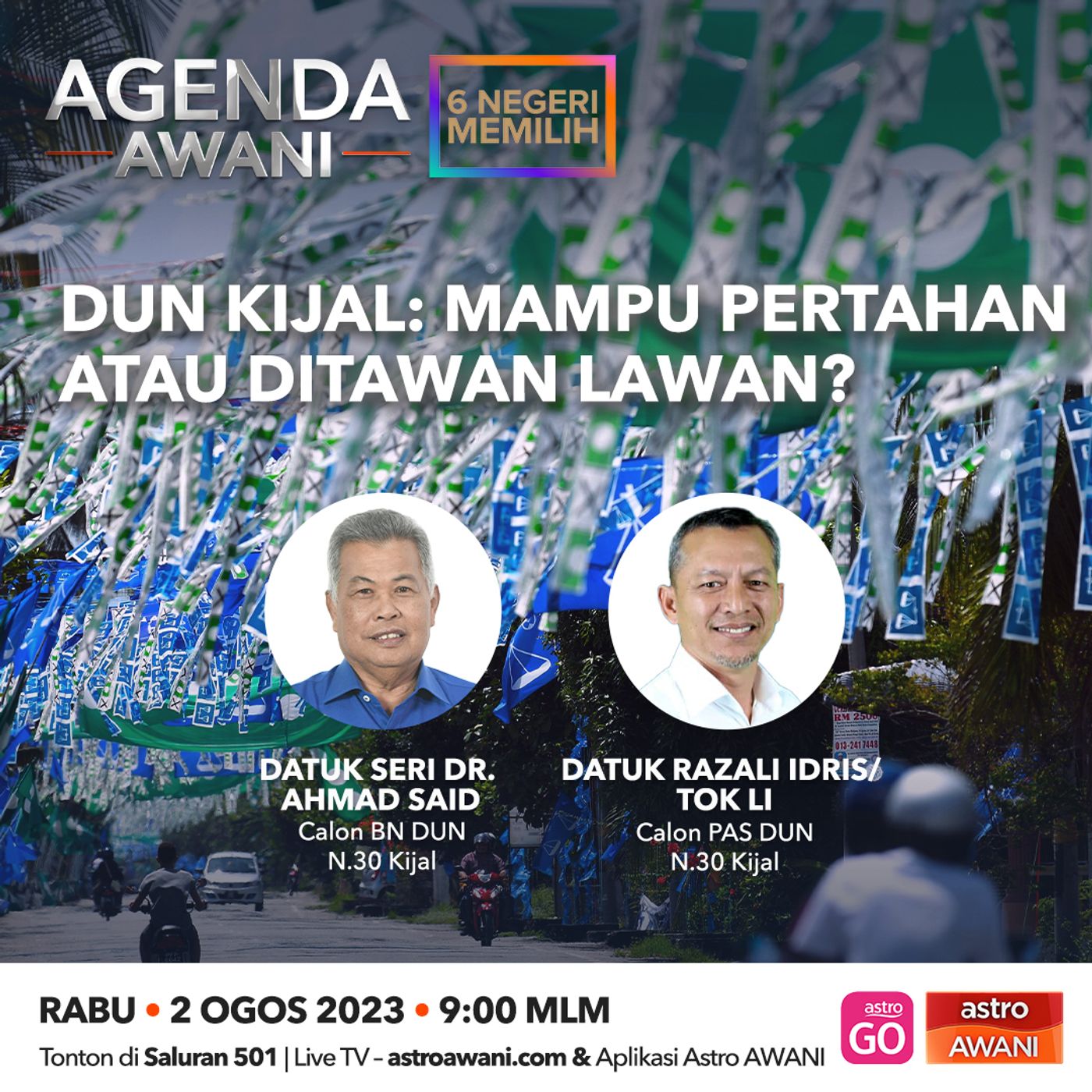 Agenda AWANI: DUN Kijal | Mampu pertahan atau ditawan lawan? episode artwork