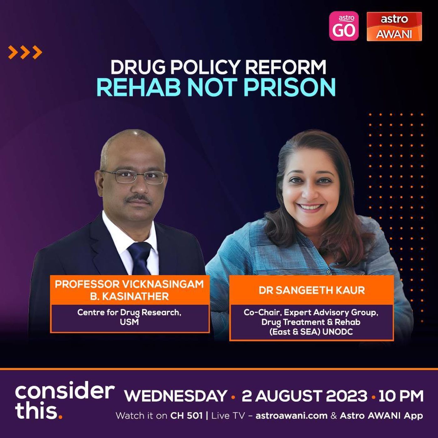 Consider This: Drug Policy Reform | A Paradigm Shift: Rehab Over Incarceration episode artwork