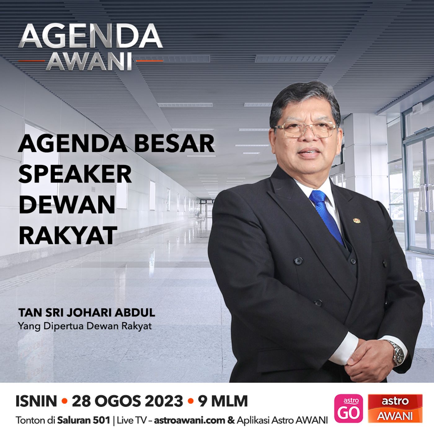 Agenda AWANI: Agenda besar Speaker Dewan Rakyat episode artwork