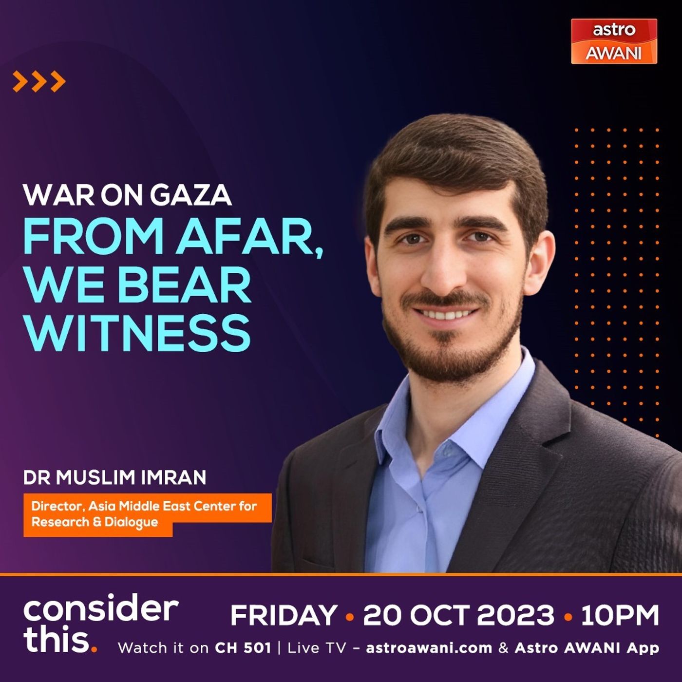 Consider This: Israel-Gaza War — Can The Muslim World Do More? episode artwork
