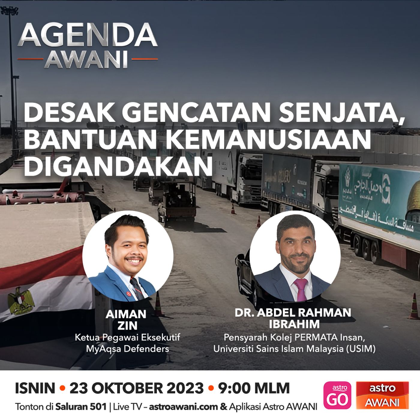 Agenda AWANI: Desak gencatan senjata, bantuan kemanusiaan digandakan episode artwork