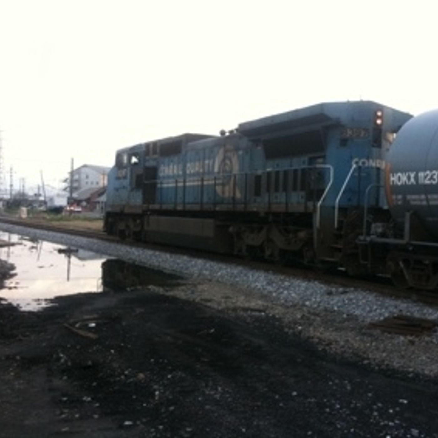 Freight train crossing episode artwork