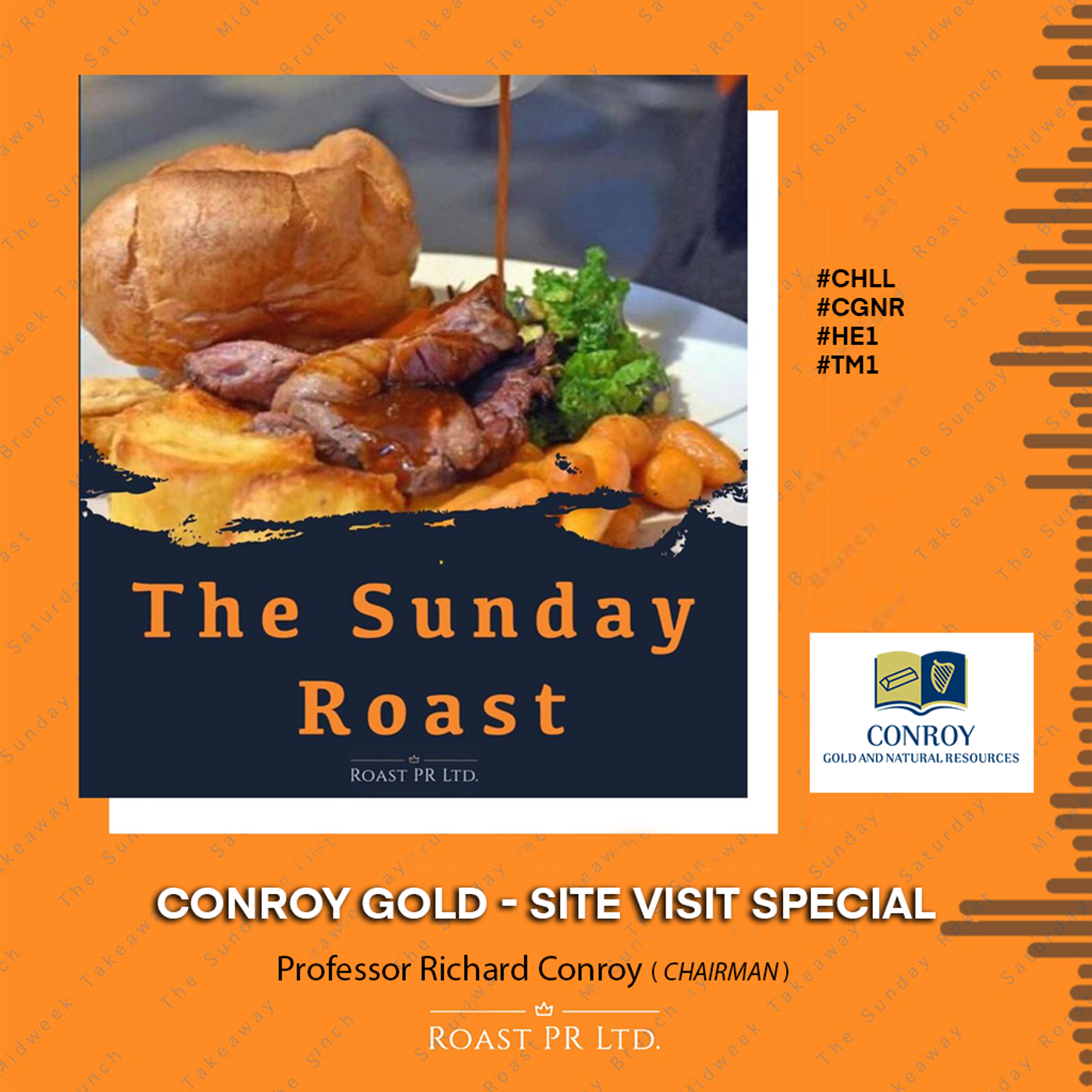 S6 Ep20: The Sunday Roast with Professor Richard Conroy Chairman of Conroy Gold. #CHLL #CGNR #HE1 #TM1 episode artwork