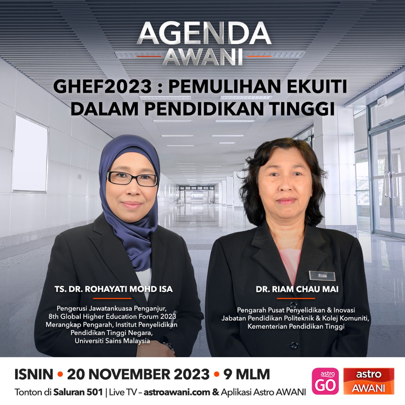 Agenda AWANI: GHEF2023: Pemulihan ekuiti dalam pendidikan tinggi episode artwork