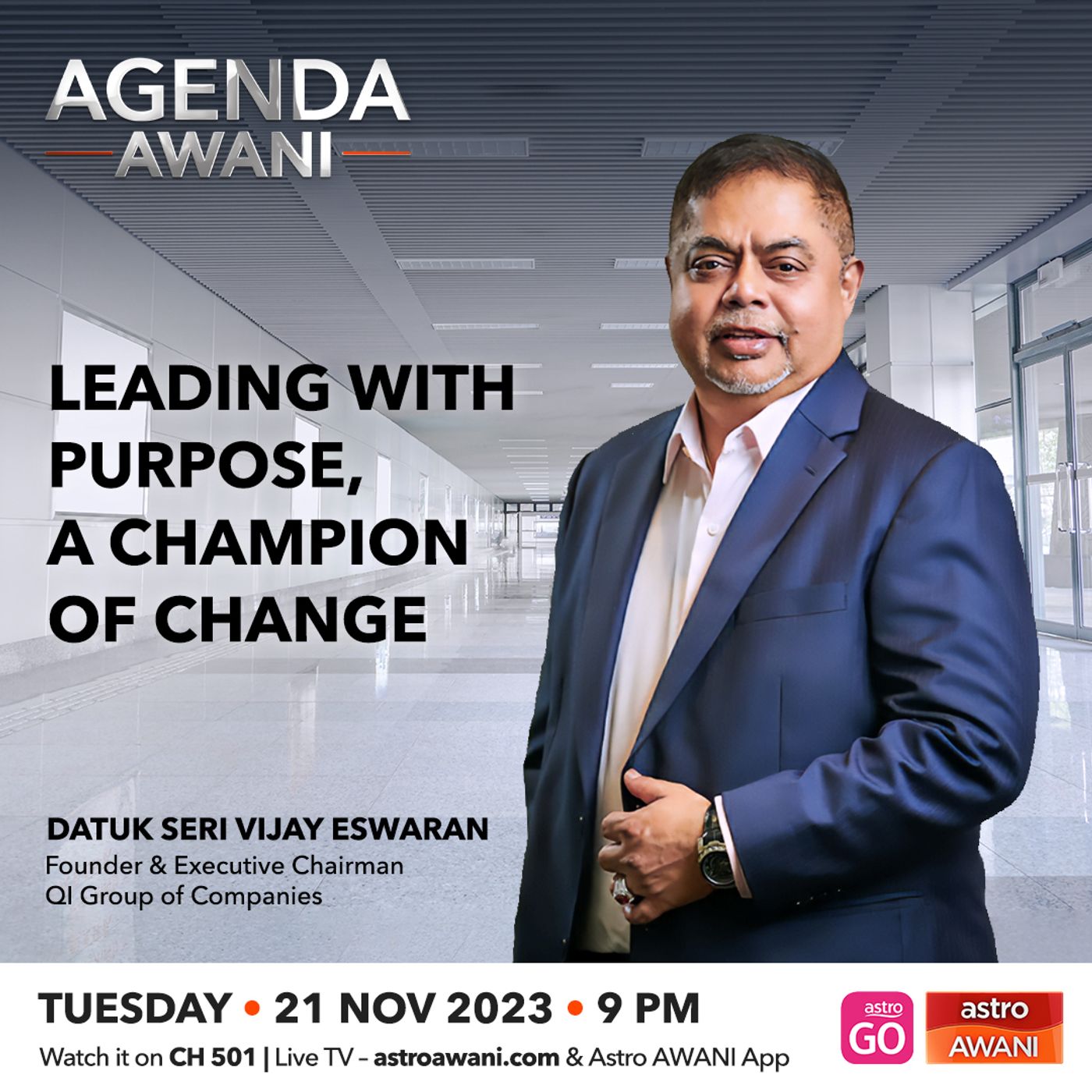 Agenda AWANI: Leading With Purpose, A Champion Of Change episode artwork