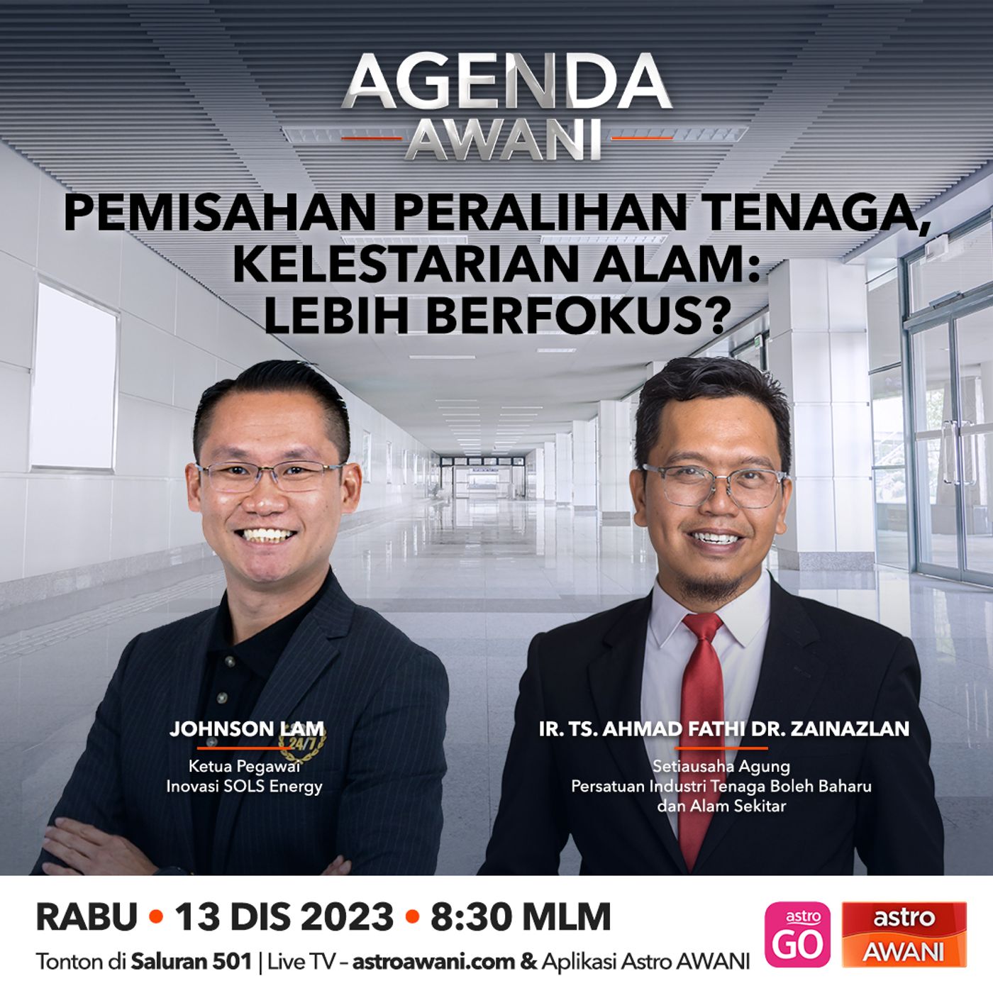 Agenda AWANI: Pemisahan peralihan tenaga, kelestarian alam - Lebih fokus? episode artwork