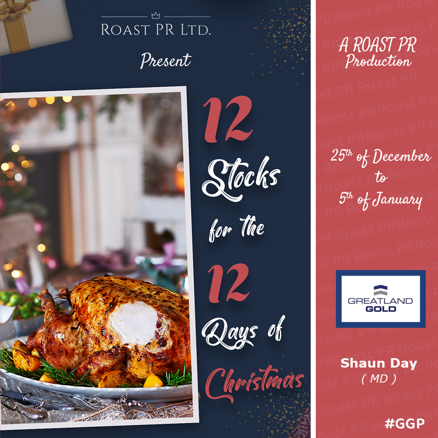 S6 Ep42: 12 Stocks for the 12 Days of Christmas featuring Shaun Day, MD of Greatland Gold (AIM:GGP) #GGP episode artwork