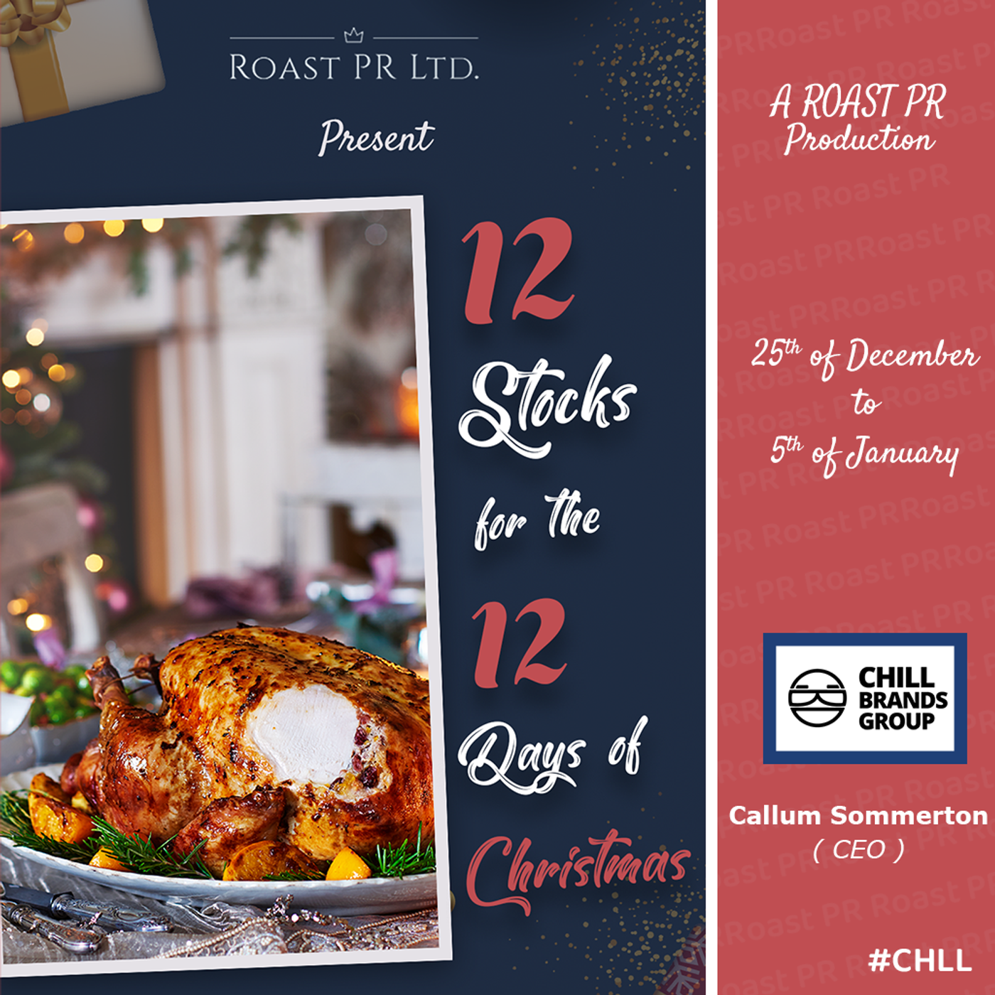 S6 Ep44: 12 Stocks for the 12 Days of Christmas featuring  Callum Sommerton, CEO of Chill Brands (LSE:CHLL) #CHLL episode artwork