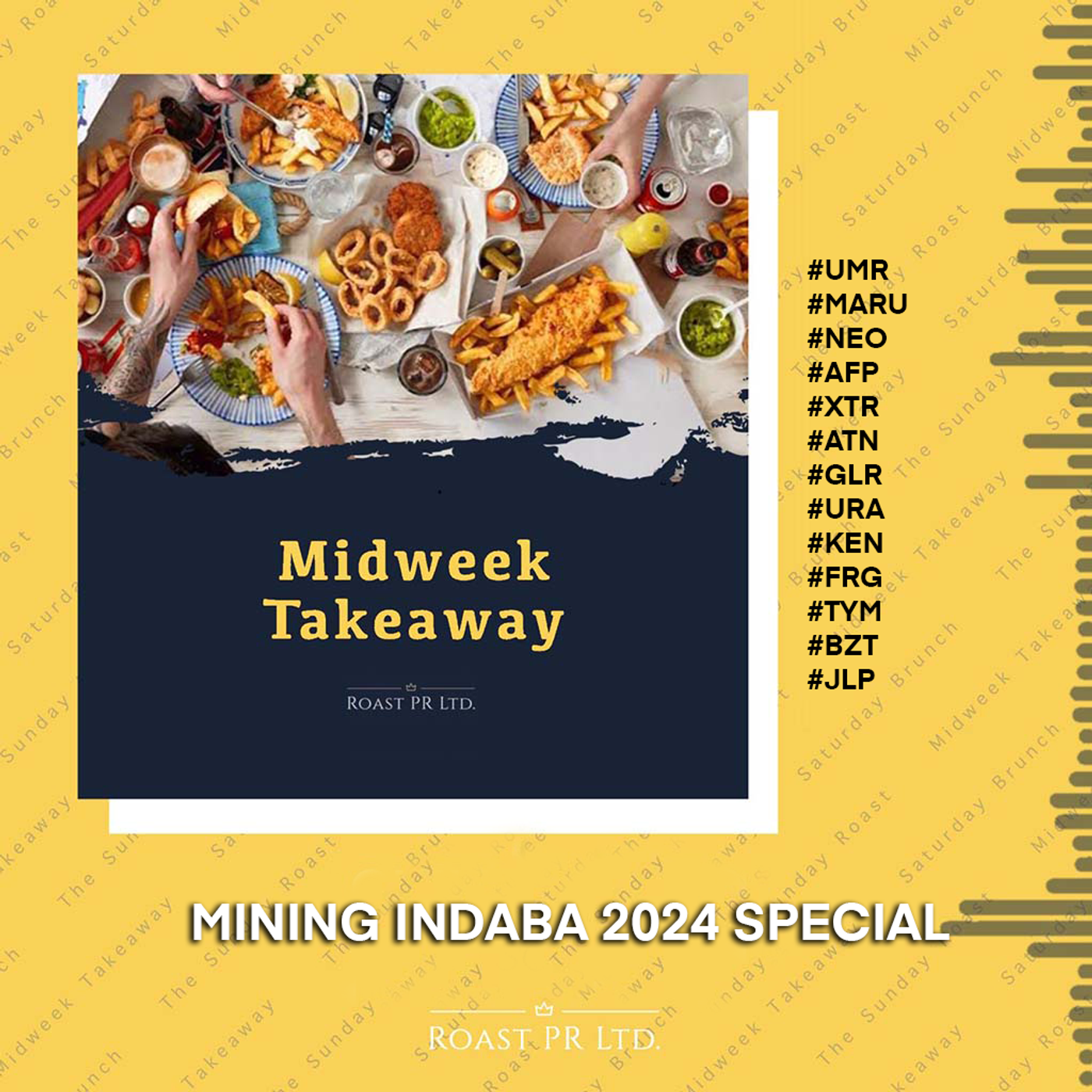 S7 Ep14: Midweek Takeaway - Mining Indaba 2024 Special #UMR  #MARU  #NEO  #AFP  #XTR  #ATN  #GLR  #URA  #KEN  #FRG  #TYM #BZT #JLP episode artwork
