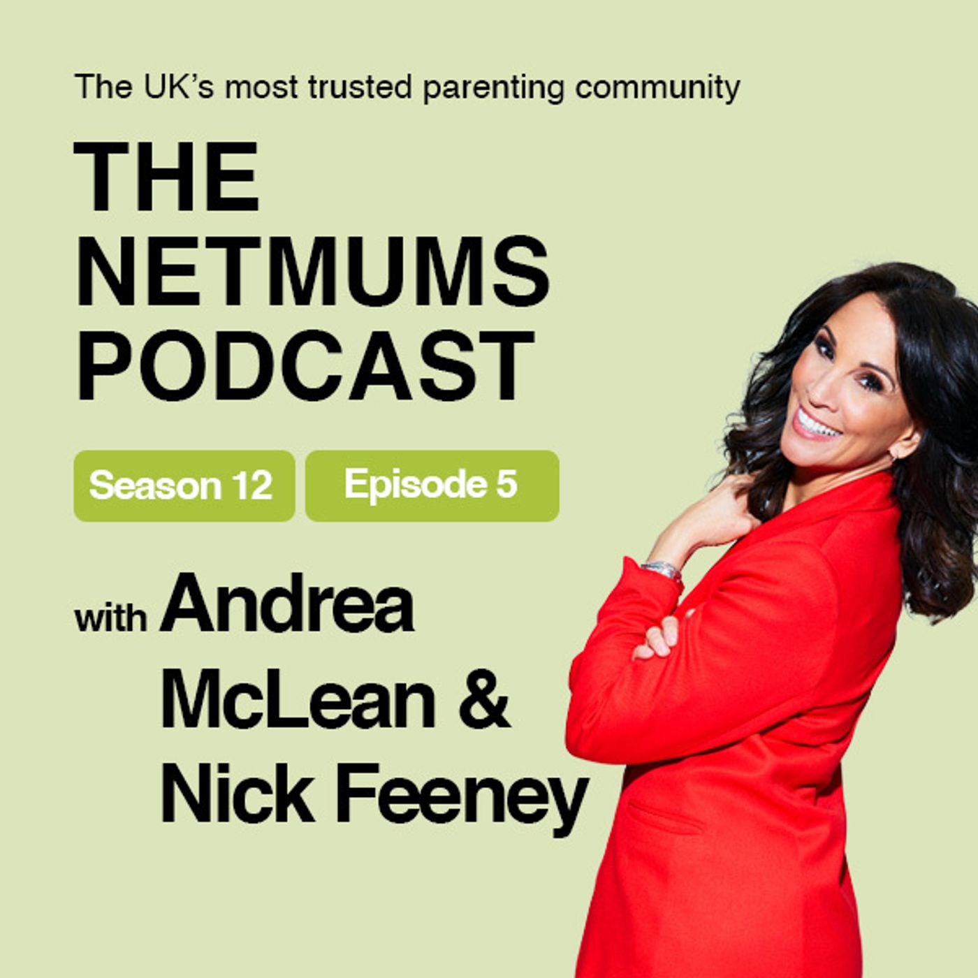 S12 Ep5: Blending Families: Navigating Midlife with Kids Andrea McLean & Nick Feeney