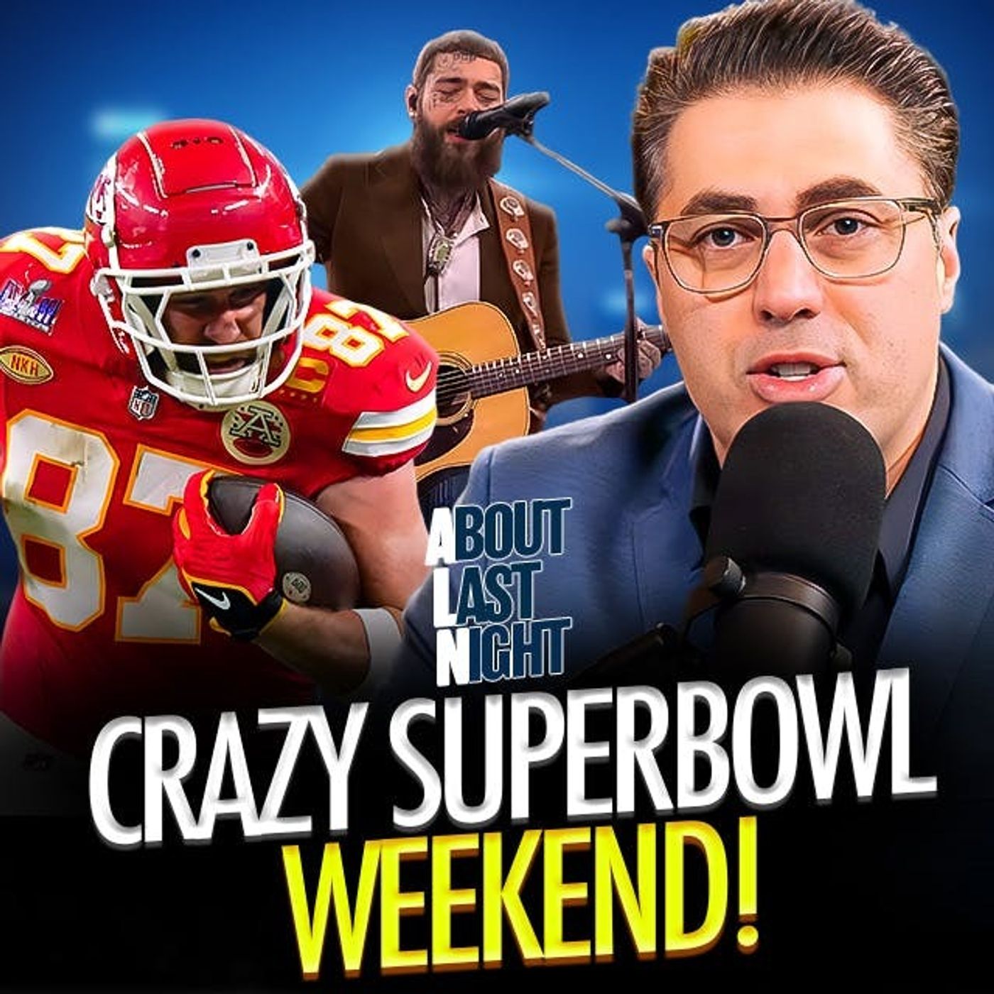 #745 - Adam Ray on a Wild Super Bowl Weekend in Las Vegas, Partying with Celebrities & Visiting The Sphere episode artwork