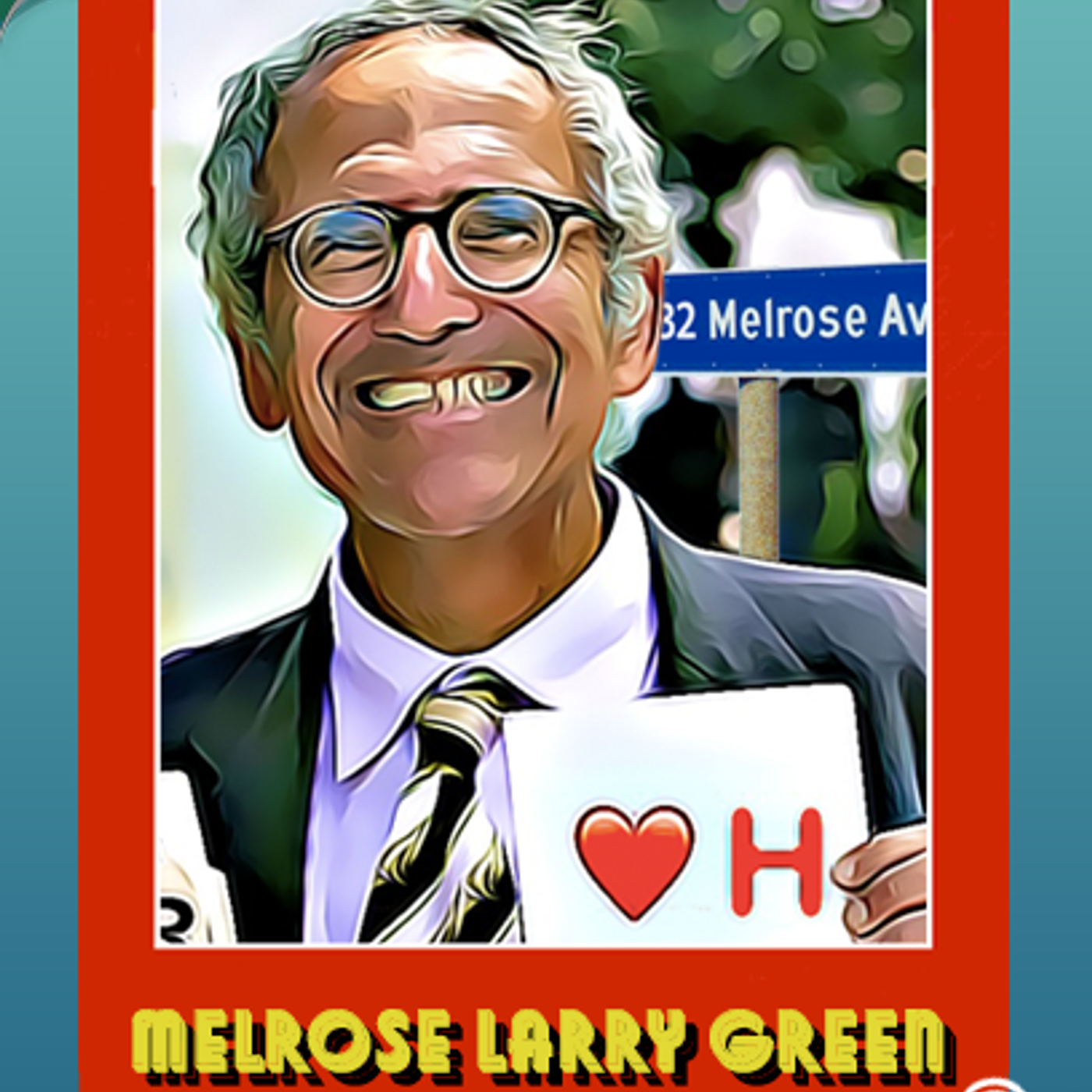 283: Melrose Larry Green in a straightjacket being gagged with a bra episode artwork
