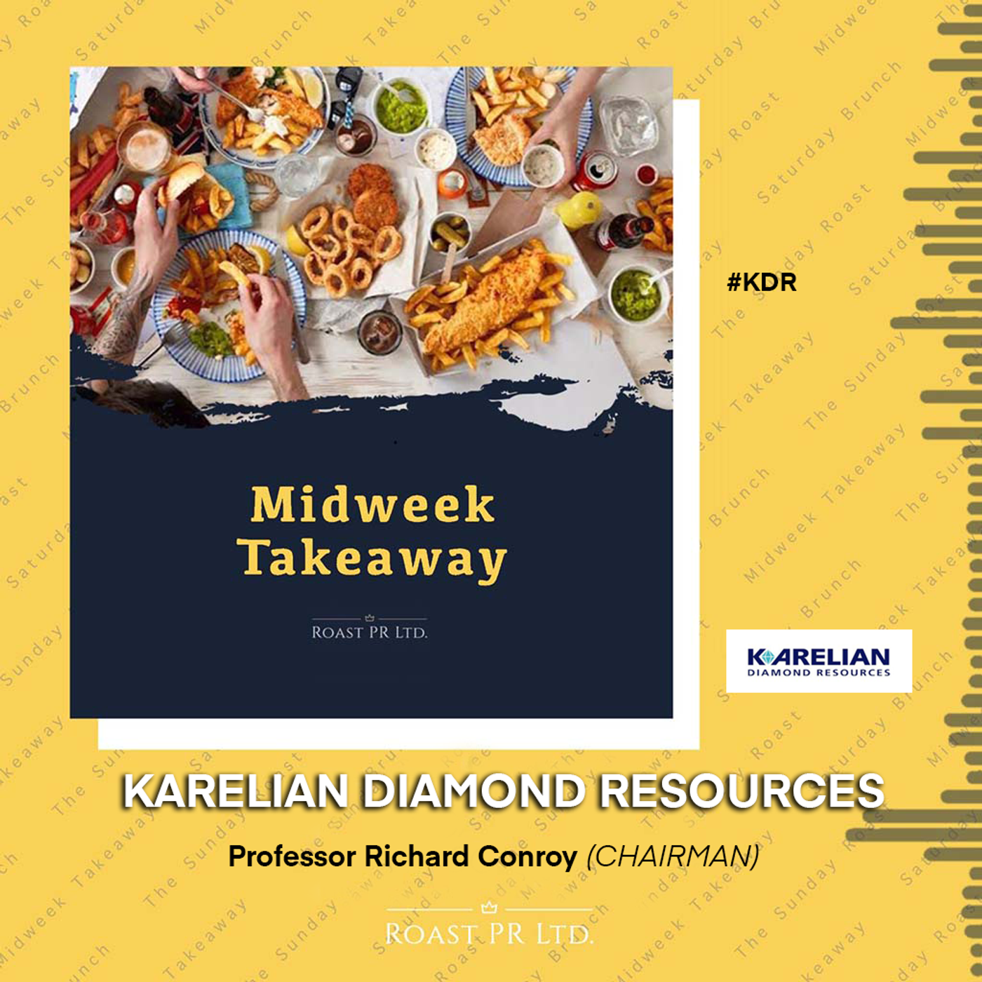 S7 Ep34: Midweek Takeaway featuring Professor Richard Conroy, Chairman of Karelian Diamond Resources (AIM:KDR) #KDR